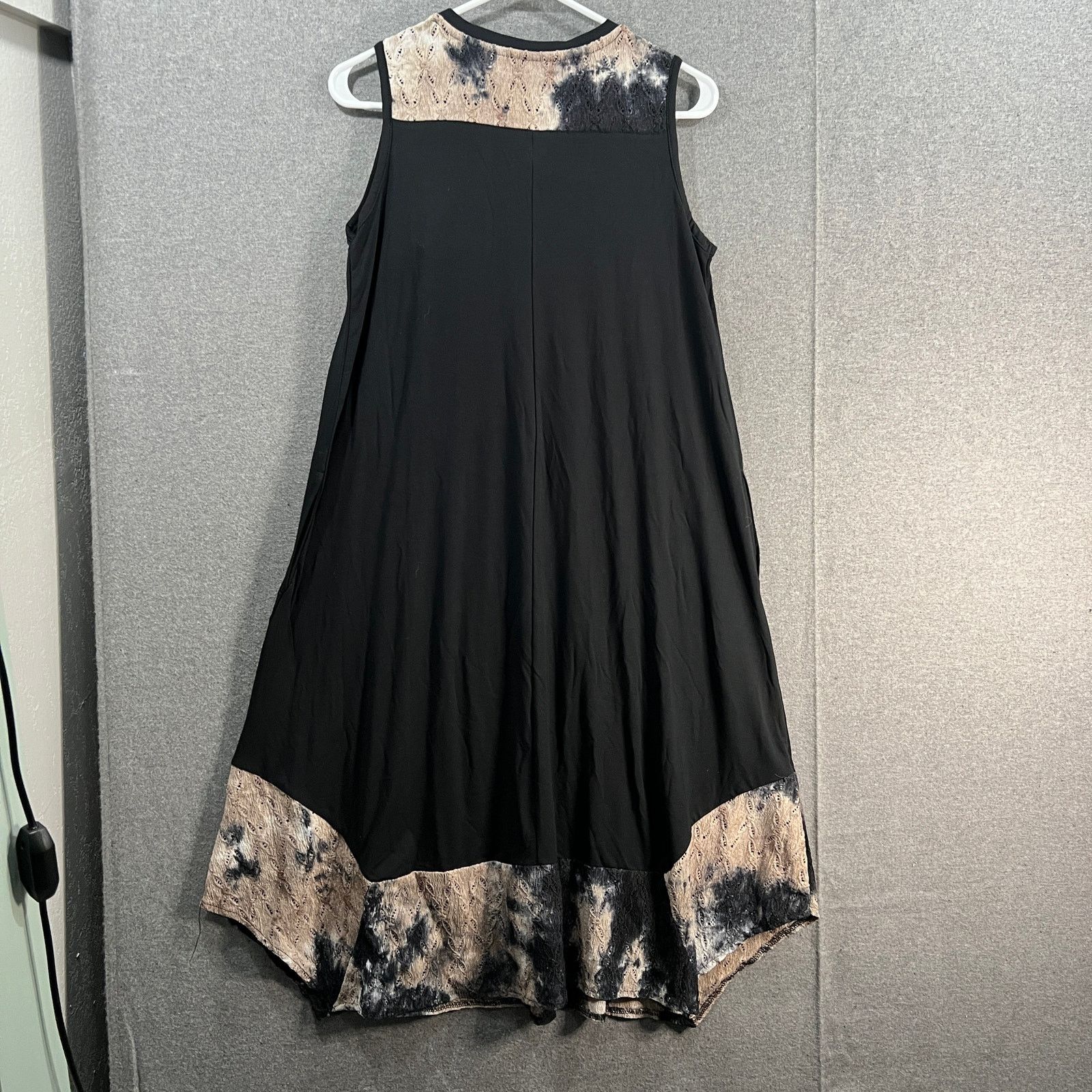 Other LOGO by Lori Goldstein Petite Rayon Dress with Tie-Dye Size XS / US 0-2 / IT 36-38 - 2 Thumbnail