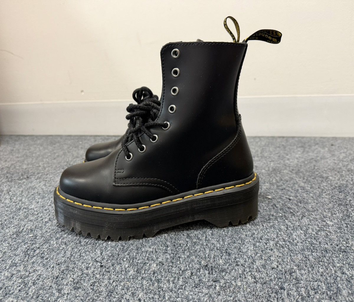 Dr. Martens JADON 8 EYE BOOT BLACK Size UK 4 Size US 6.5 / IT 36.5 - 1 Thumbnail
