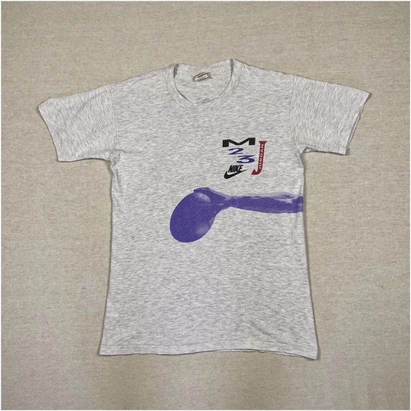 Jordan Brand × Nike × Vintage Vintage rare Nike x Jordan T-shirt Size US S / EU 44-46 / 1 - 4 Thumbnail