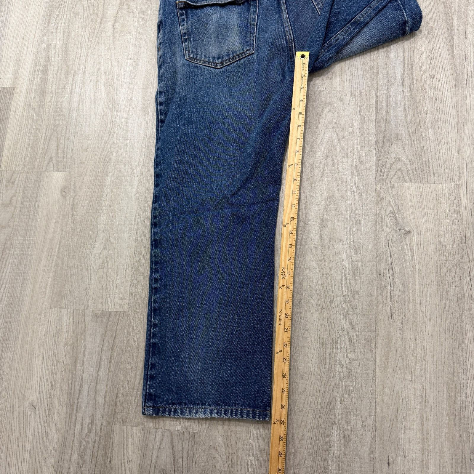 Vintage Vintage Faded Jeans Men's 36x27 Blue Denim Western Grunge Size US 36 / EU 52 - 9 Thumbnail