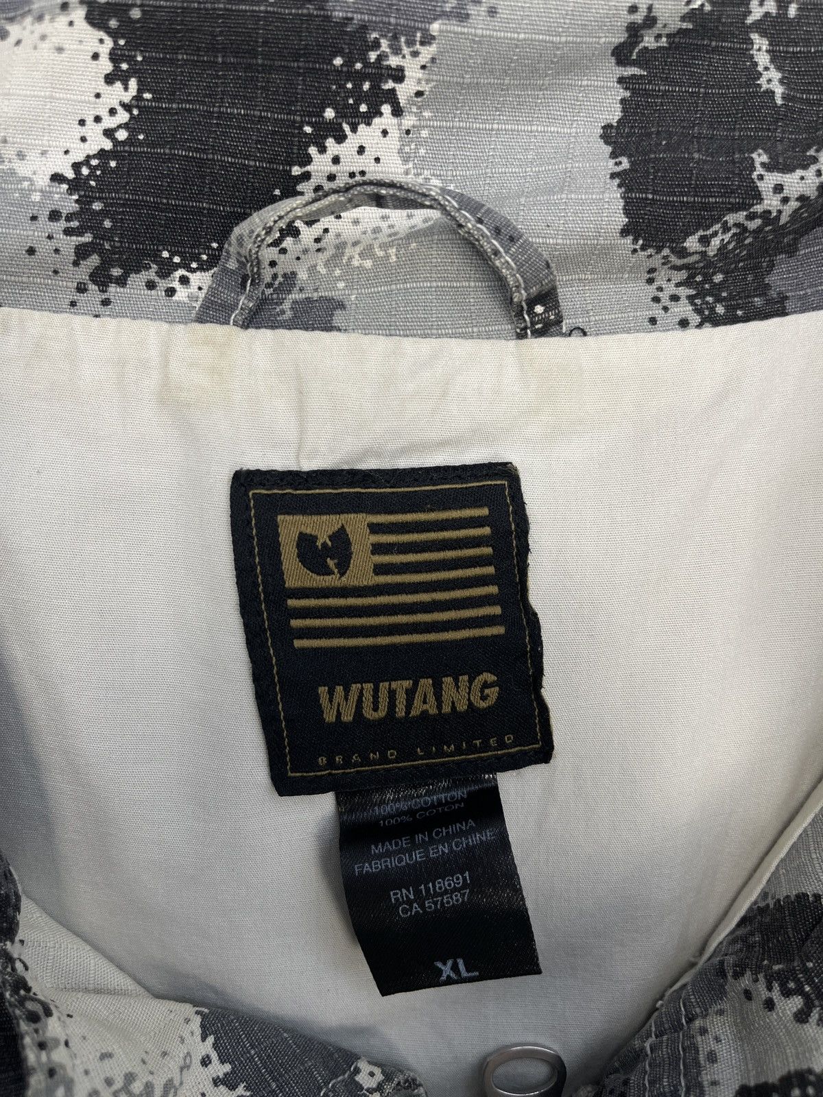 Wu-Tang Clan Rare! Vintage Wu Tang Clan C.R.E.A.M M 65 Camo Jacket Size US XL / EU 56 / 4 - 10 Thumbnail
