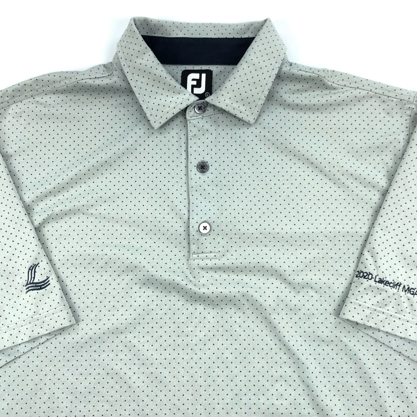 Footjoy FootJoy Polo Shirt Men L Gray Sports Golf Short Sleeve Collared Button Up UV Moisture Wicking Stretch Polo Size US L / EU 52-54 / 3 - 2 Thumbnail