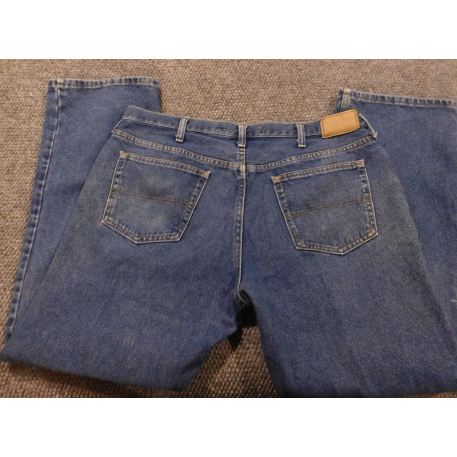 Vintage Urban Pipeline Jeans Mens 38x30 Blue Straight Classic Distressed Jeans 38 Regular Blue Denim Cotton Zip Men Straight 30 In Vintage No Mens Size US 38 / EU 54 - 5 Thumbnail