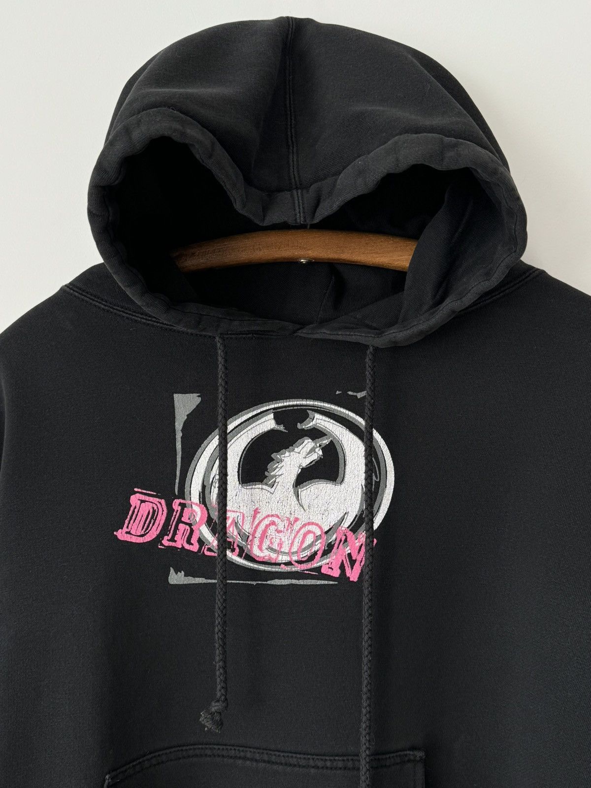 Vintage Vintage 90s Dragon Skateboarding USA Cropped Hoodie Size US L / EU 52-54 / 3 - 2 Thumbnail