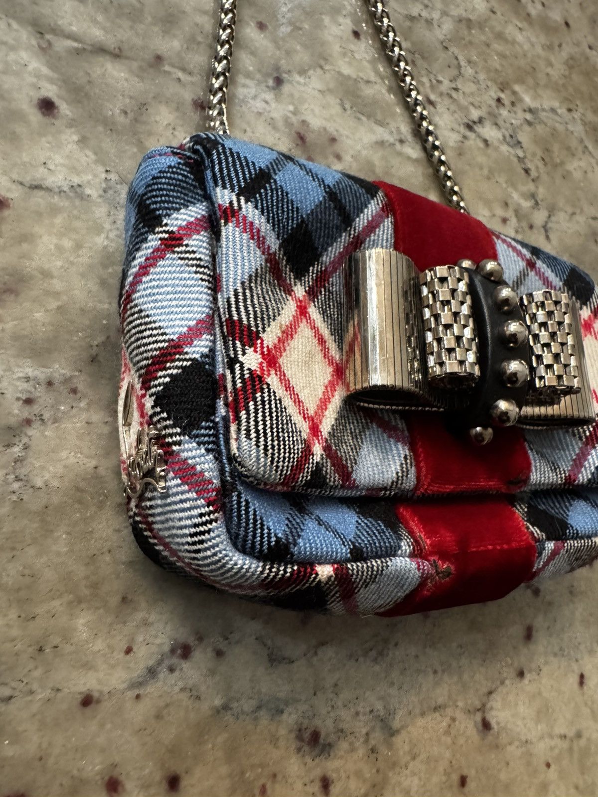 Christian Louboutin CHRISTIAN LOUBOUTIN Velvet Mini Bag Size ONE SIZE - 2 Thumbnail