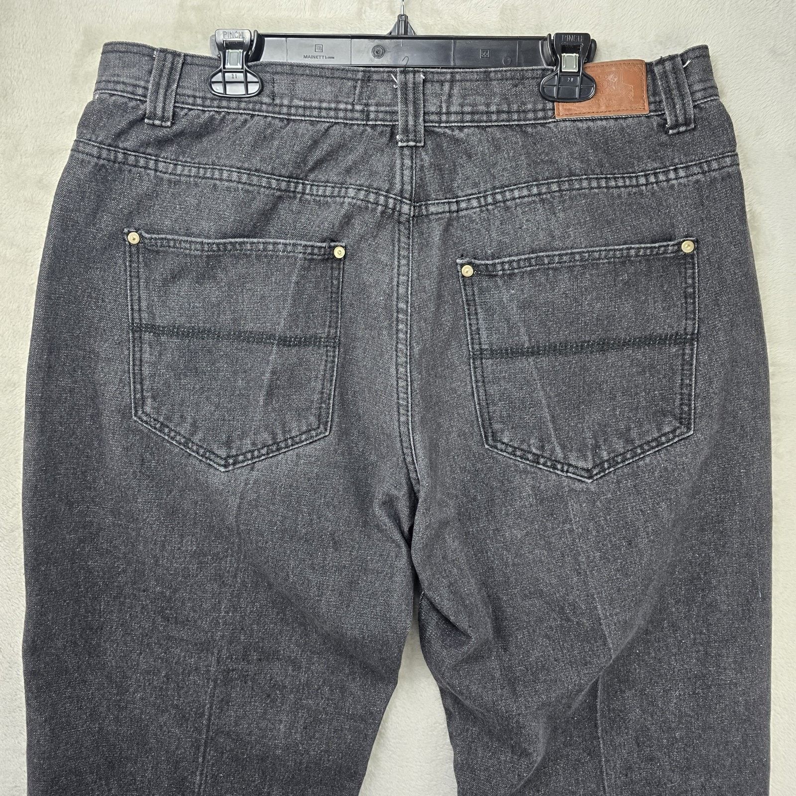 Other Rock N Run Jeans Mens 38x29 Black Denim Baggy Y2K Vintage Size US 38 / EU 54 - 7 Thumbnail