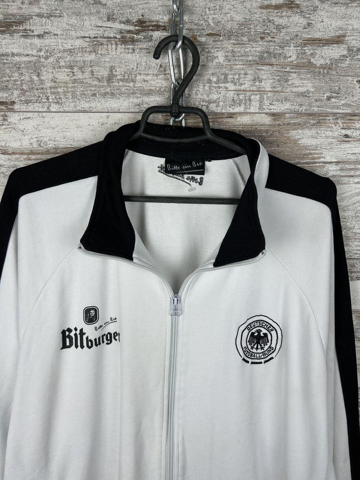 Vintage Mens Vintage Deutscher Fussball Bund track jacket Olympic Size US XL / EU 56 / 4 - 1 Thumbnail