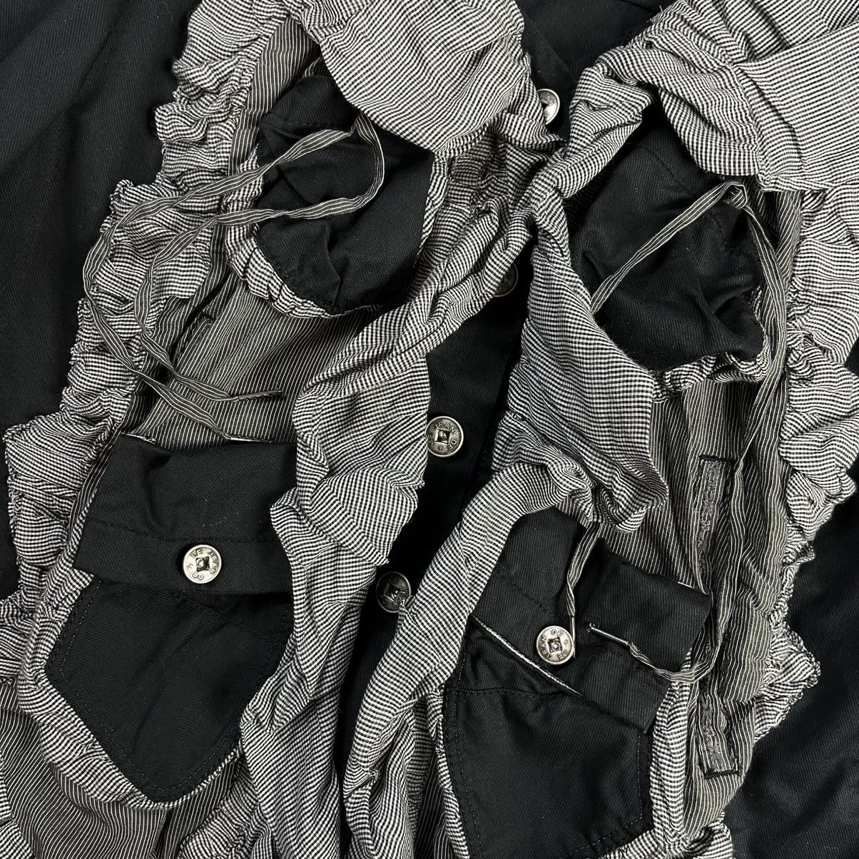 Marithe + Francois Girbaud Marithé + François Girbaud 90s Multi-Pocket Ruched Jacket Size S / US 4 / IT 40 - 7 Thumbnail