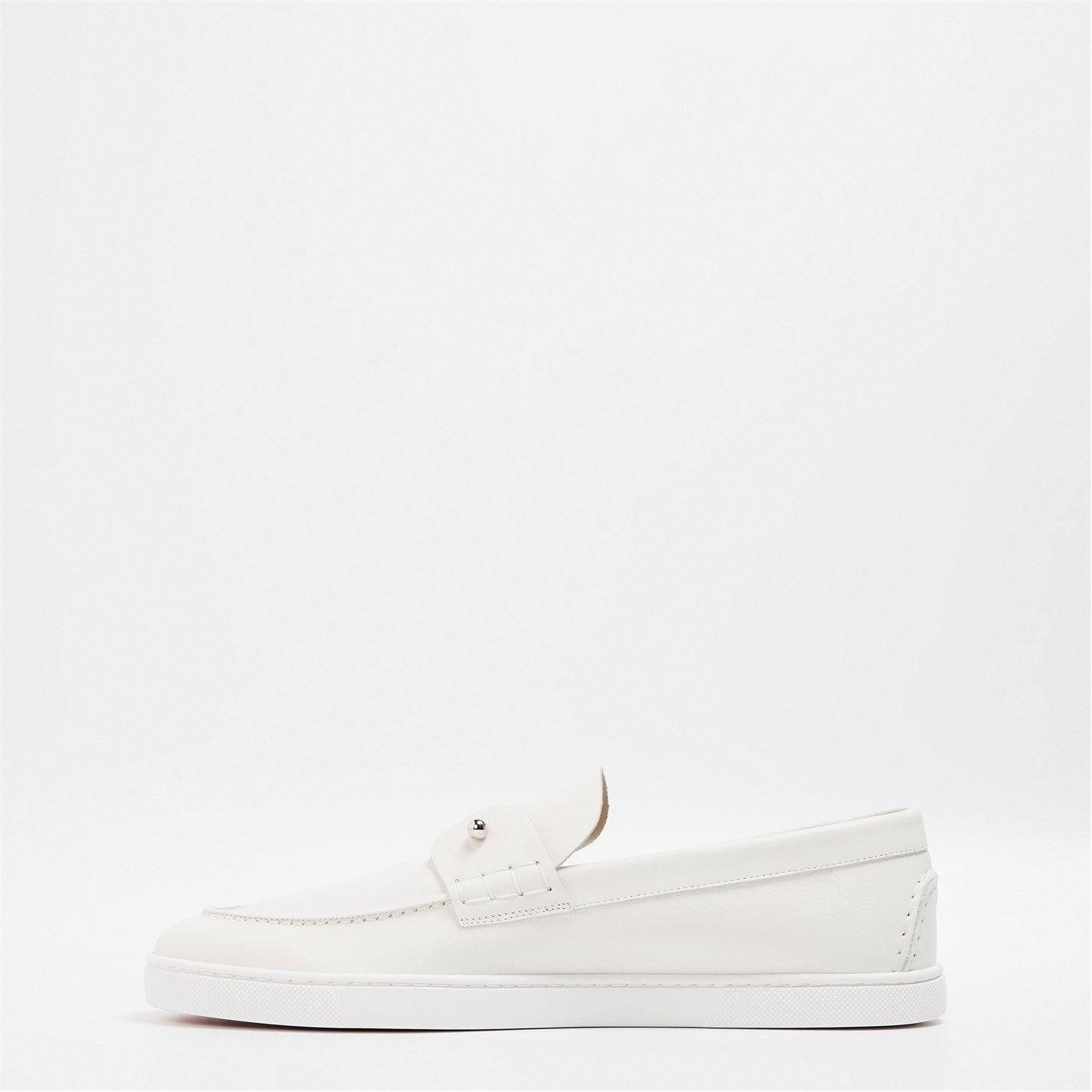 Christian Louboutin Men'S Chambliboat Calf Leather Loafers Size US 8 / EU 41 - 2 Thumbnail
