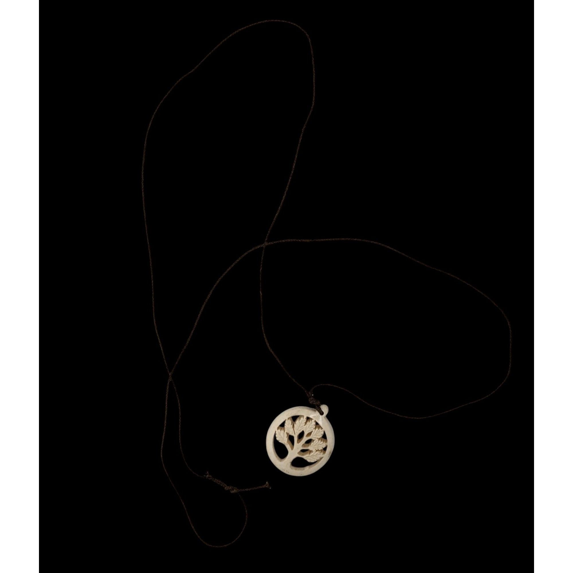 Other Bohemian Nature Themed Cream Tree Pendant Necklace Size ONE SIZE - 2 Thumbnail