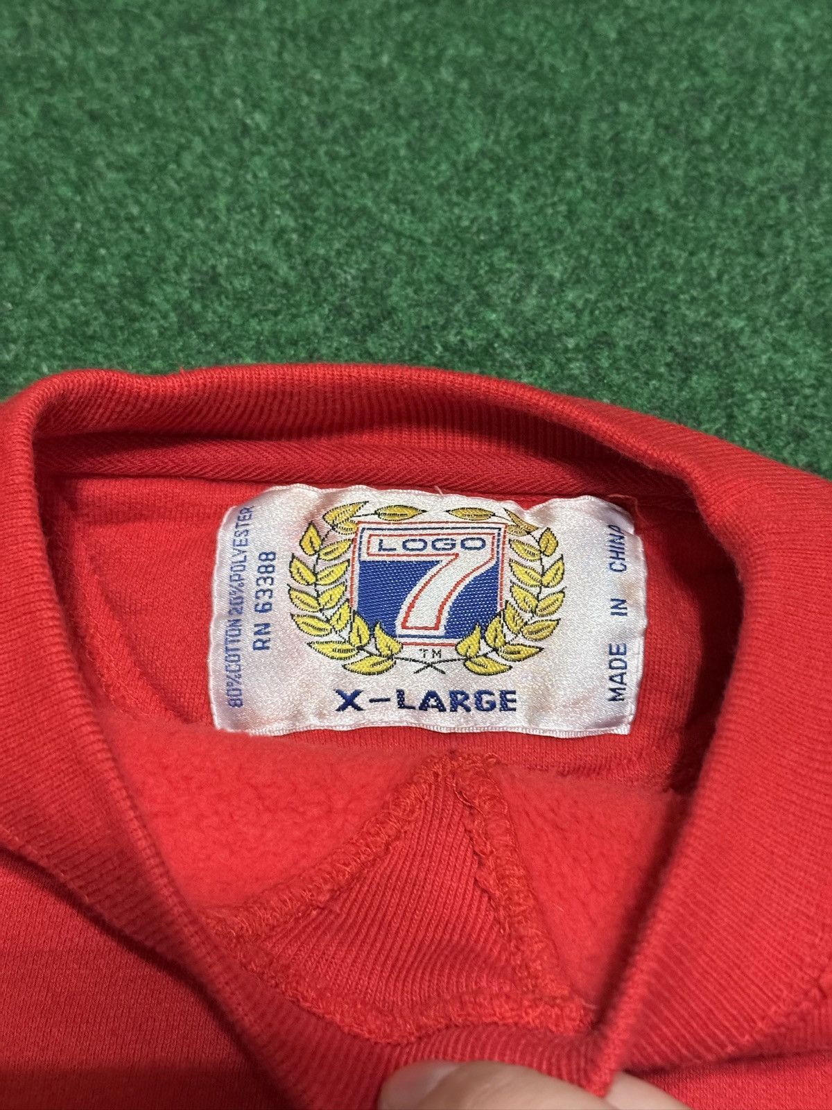 Logo 7 Vintage 90s Logo 7 You Can Count On Me XL Sweatshirt Size US XL / EU 56 / 4 - 3 Thumbnail