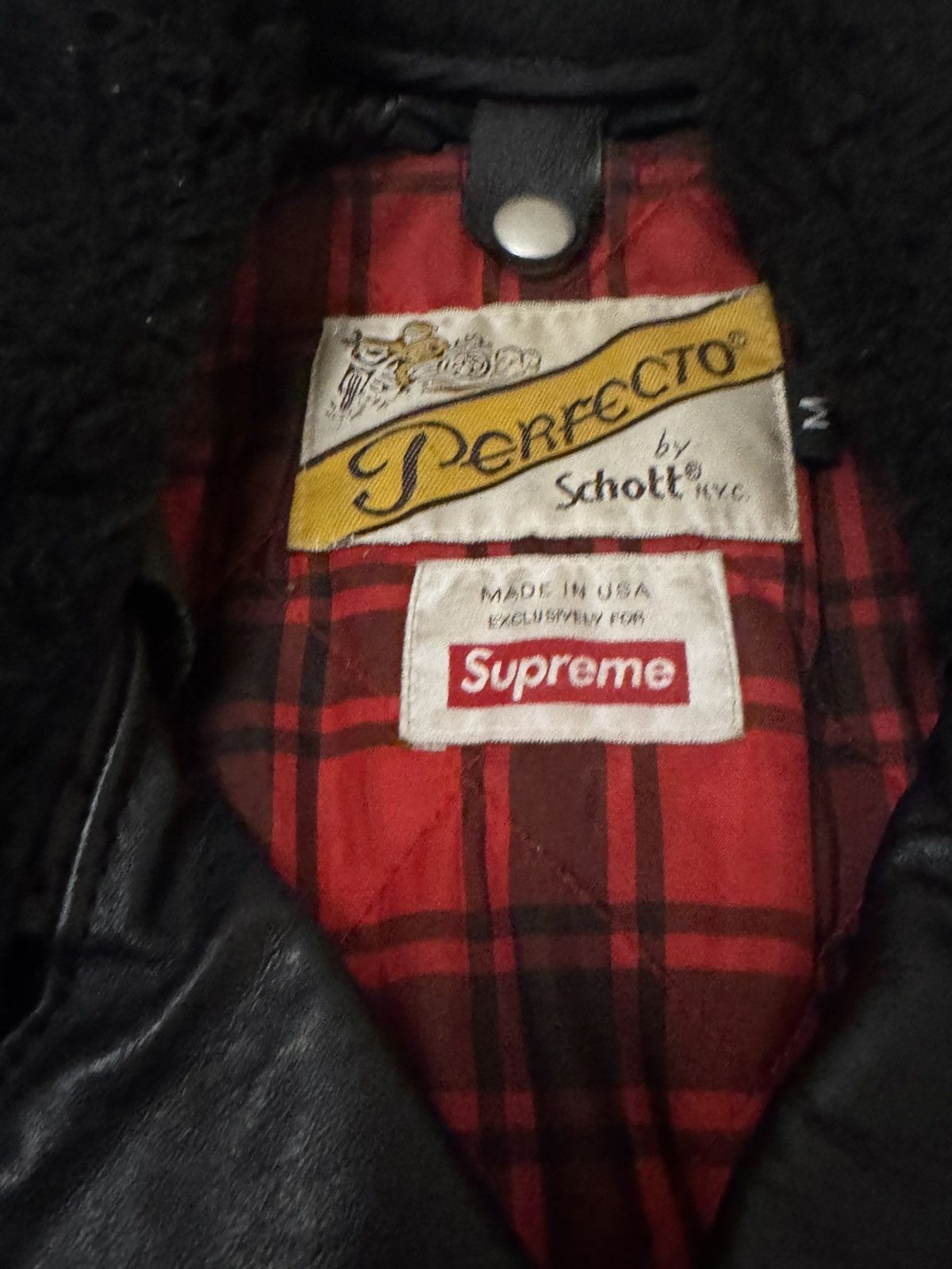 Supreme Supreme Schott Perfecto FW14 Size US M / EU 48-50 / 2 - 6 Thumbnail