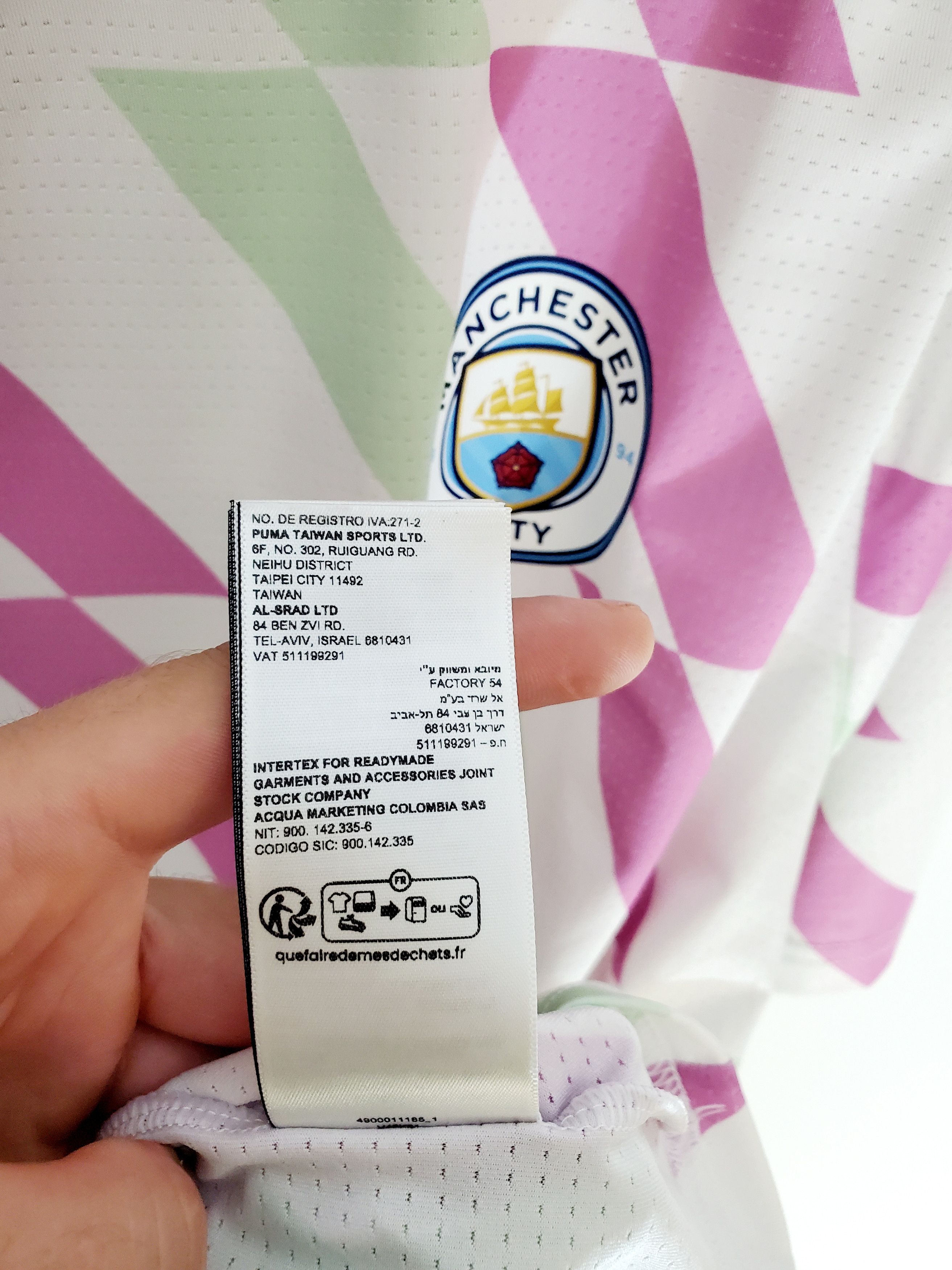 Puma MANCHESTER CITY 2022 2023 PRE-MATCH SOCCER JERSEY PUMA XXL Size US XXL / EU 58 / 5 - 7 Thumbnail