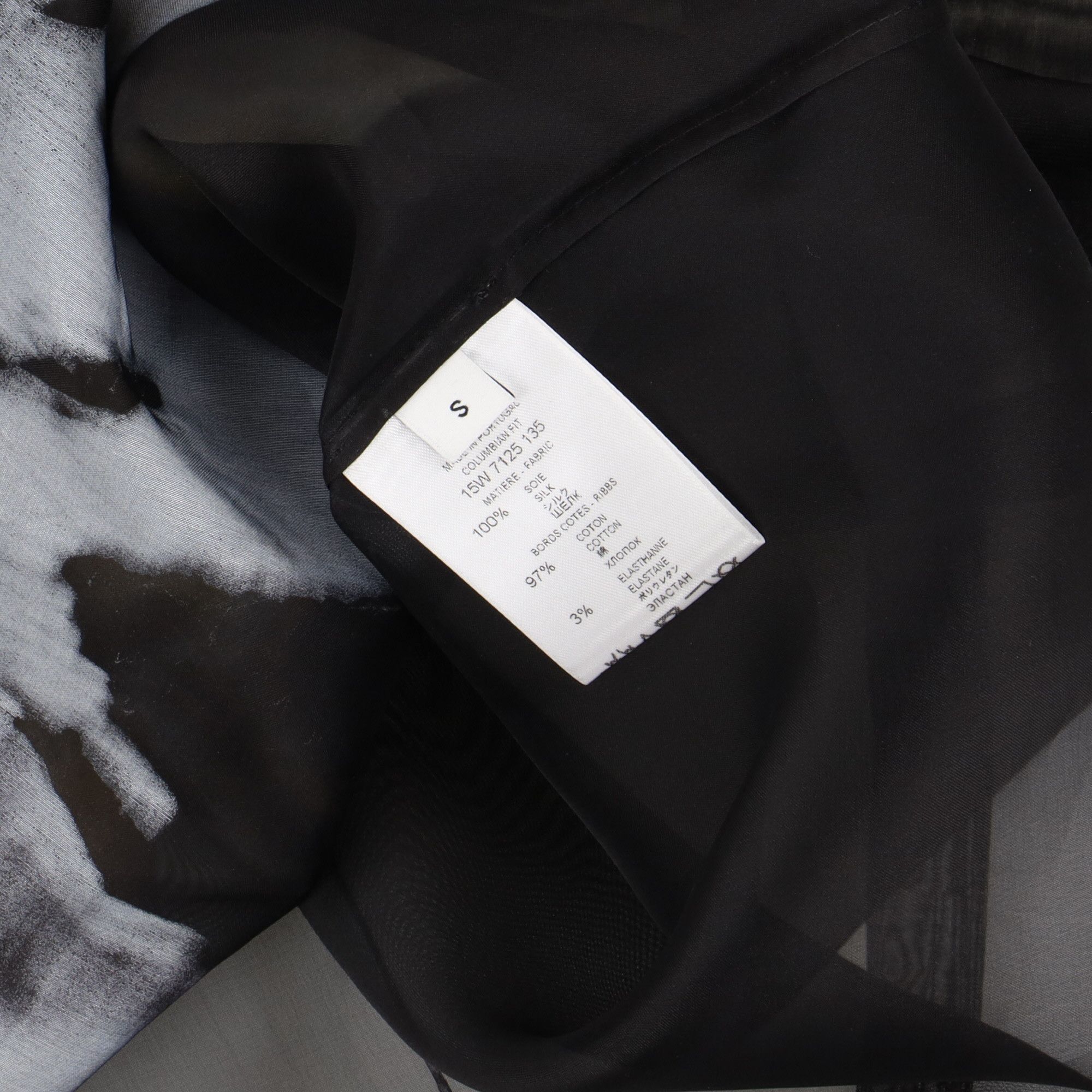 Givenchy Black Skull Hem Organza Silk Oversized T-Shirt Size US S / EU 44-46 / 1 - 9 Thumbnail