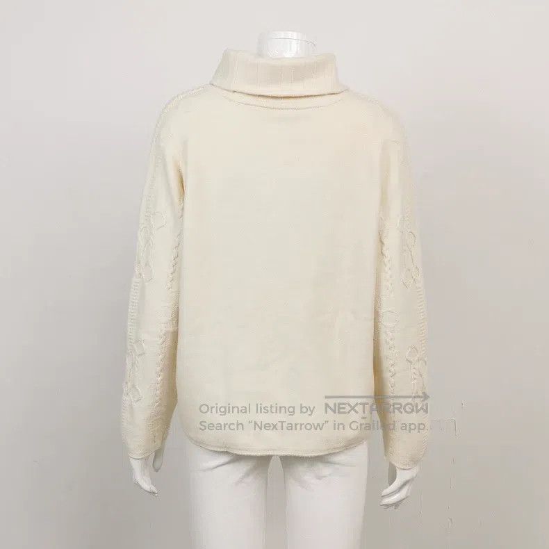 Hermes Hermes Wool solid color high-neck long-sleeve sweater Size XS / US 0-2 / IT 36-38 - 2 Thumbnail