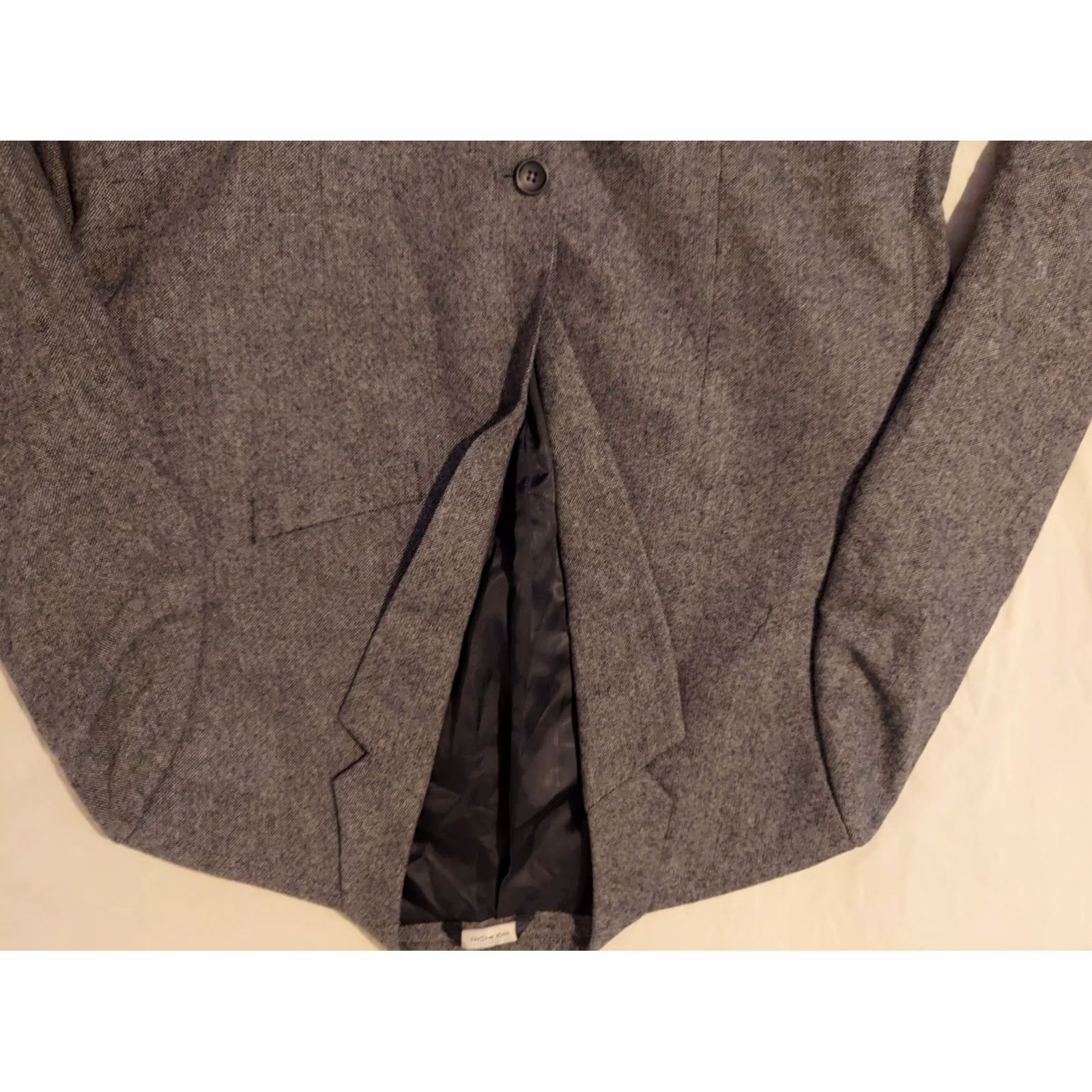 Banana Republic Banana Republic Blazer Wool Jacket 46L Gray Mens Jacket Blazer 2 Piece Wool Gray 46 Mens Size 46R - 2 Thumbnail