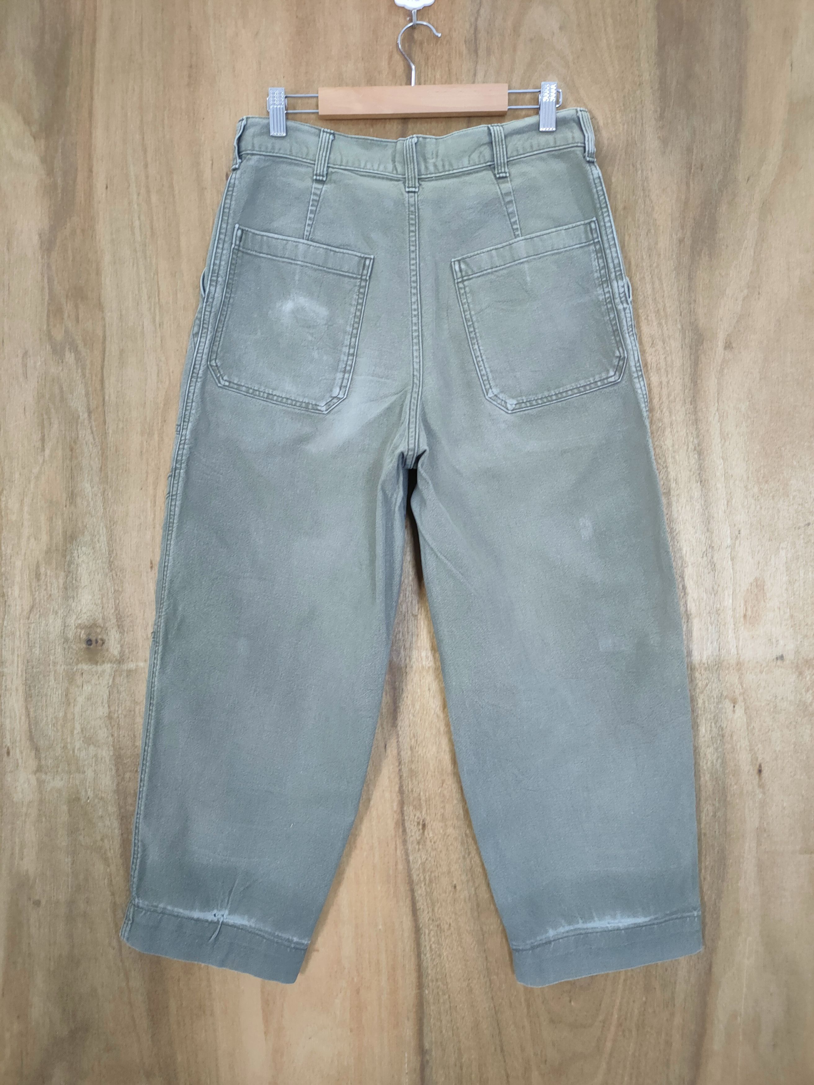 Japanese Brand VINTAGE JAPANESE BRAND FADED BAGGY CARGO PANTS Size US 30 / EU 46 - 7 Thumbnail