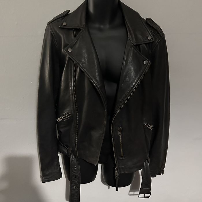 Kahawa leather biker top jacket