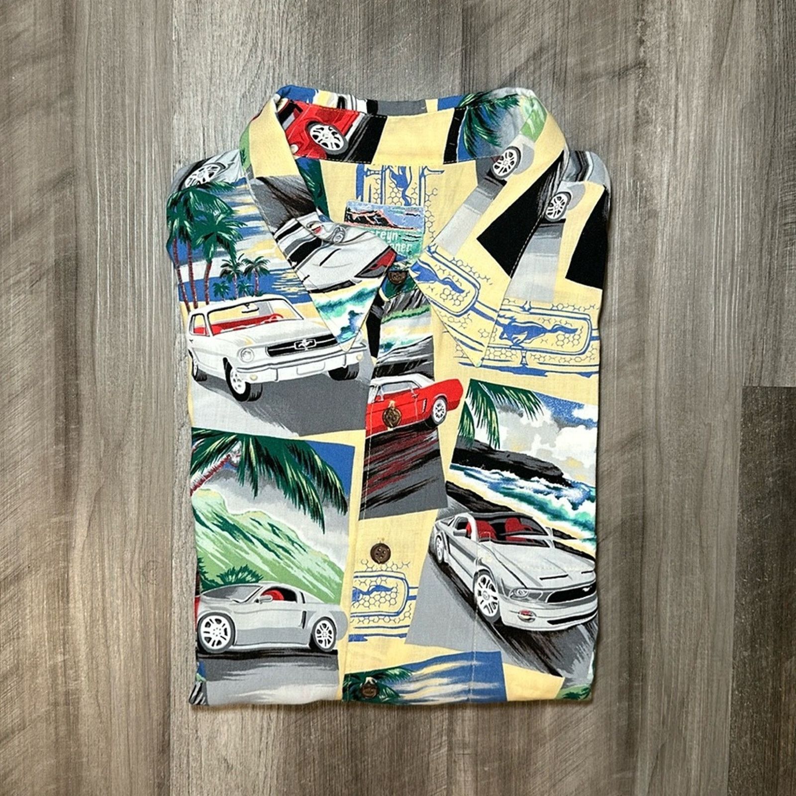Reyn Spooner Reyn Spooner Diamond Head Ford Mustang Rayon - XL Size US XL / EU 56 / 4 - 1 Thumbnail