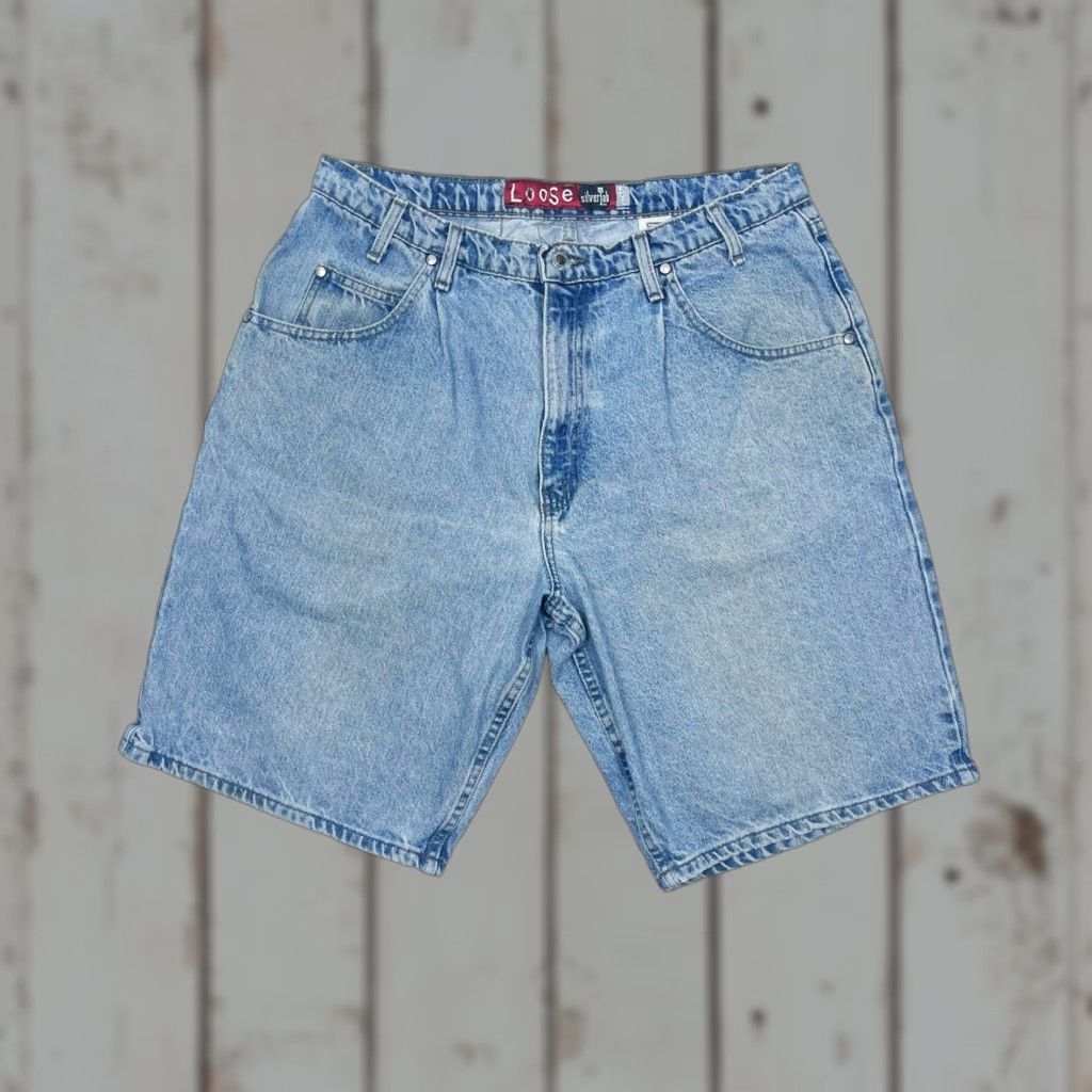 Levi's VINTAGE Levi's SilverTAB Denim Bermuda Shorts Mens Sz 38 Blue 90s Relaxed Fit USA Size US 38 / EU 54 - 1 Thumbnail