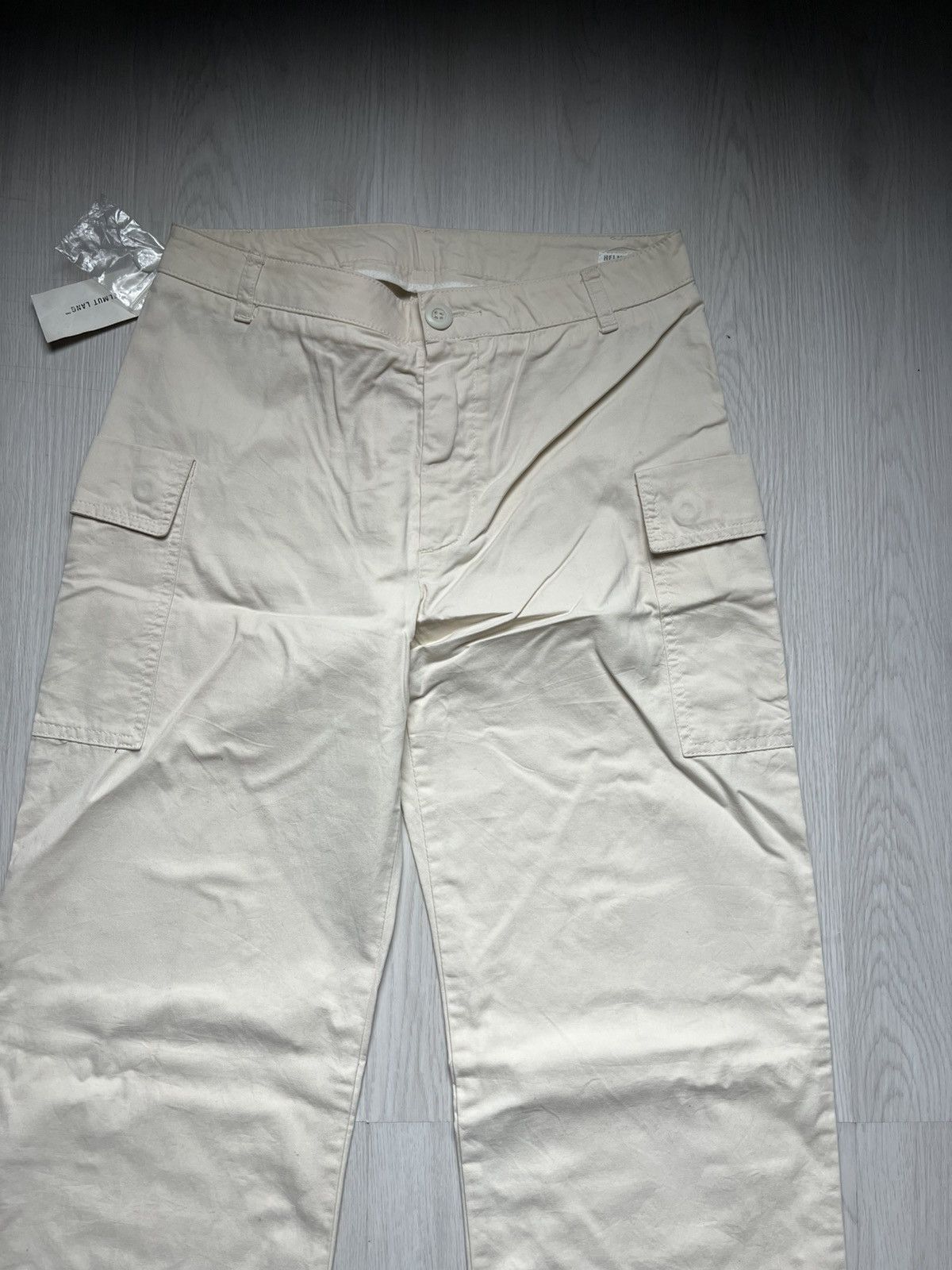 Helmut Lang Vintage Helmut Lang 1998 Side Pocket Cargo Pants Size US 29 - 3 Thumbnail