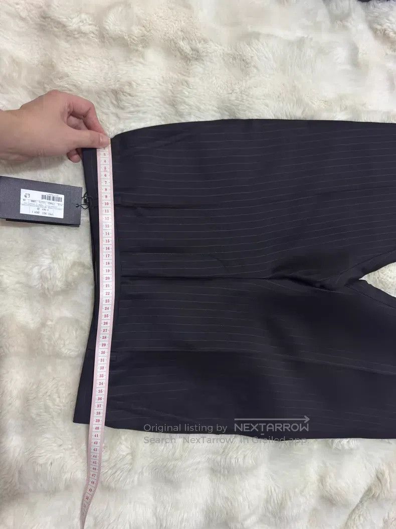 Saint Laurent Paris Saint Laurent Paris Striped Wool Silk Men's Dress Pants i Size US 28 / EU 44 - 7 Thumbnail