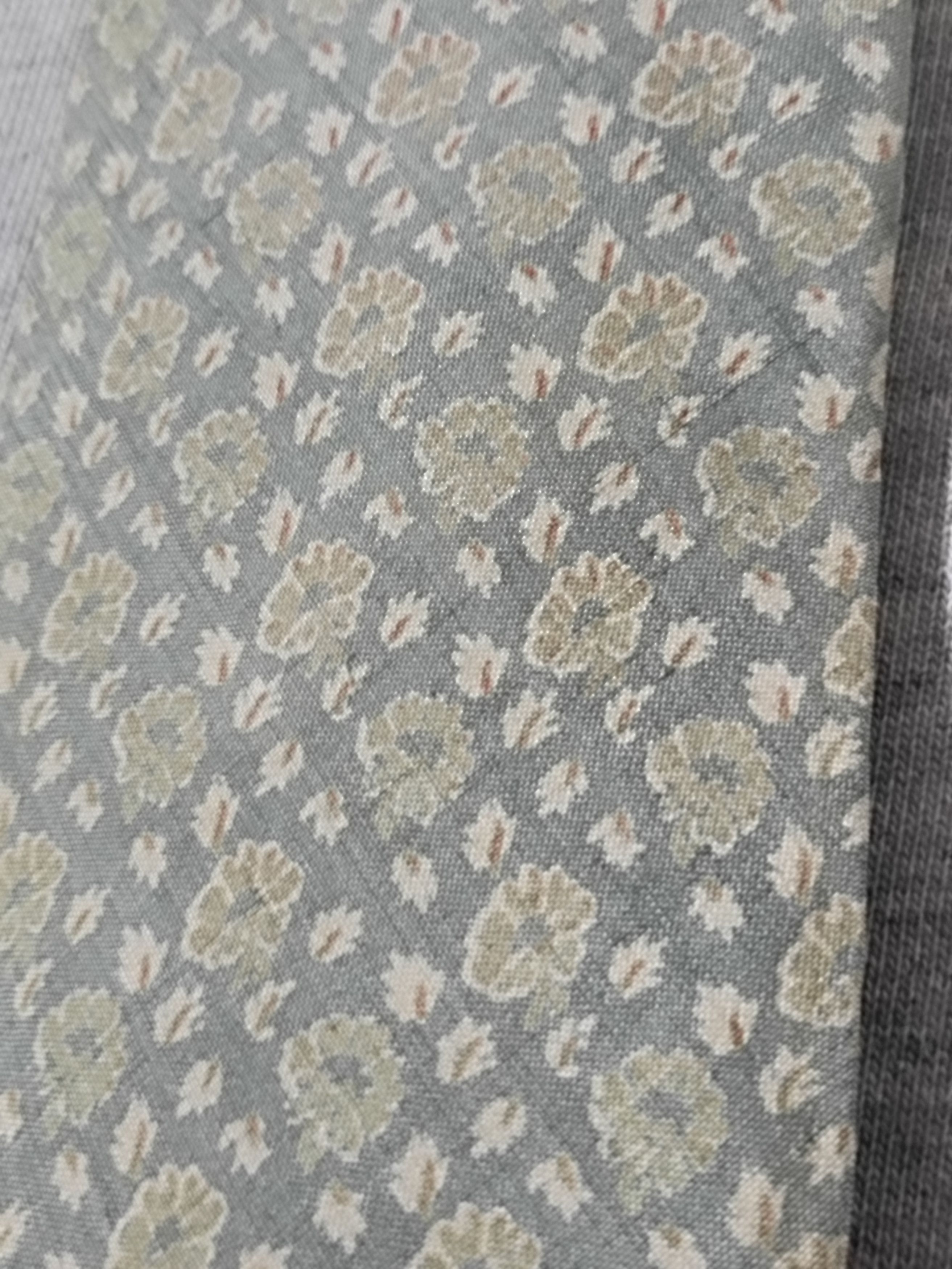 Cerruti 1881 Vintage Nino Cerutti floral sage green silk tie Size ONE SIZE - 3 Thumbnail