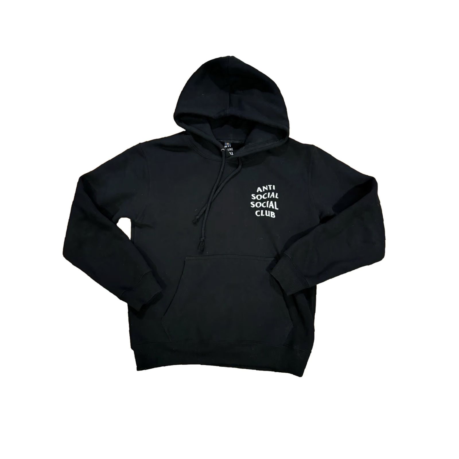 Anti Social Social Club Anti Social Social Club Hoodie Pullover Logo Black White Plain Sweatshirt Medium Mens Size US M / EU 48-50 / 2 - 2 Thumbnail