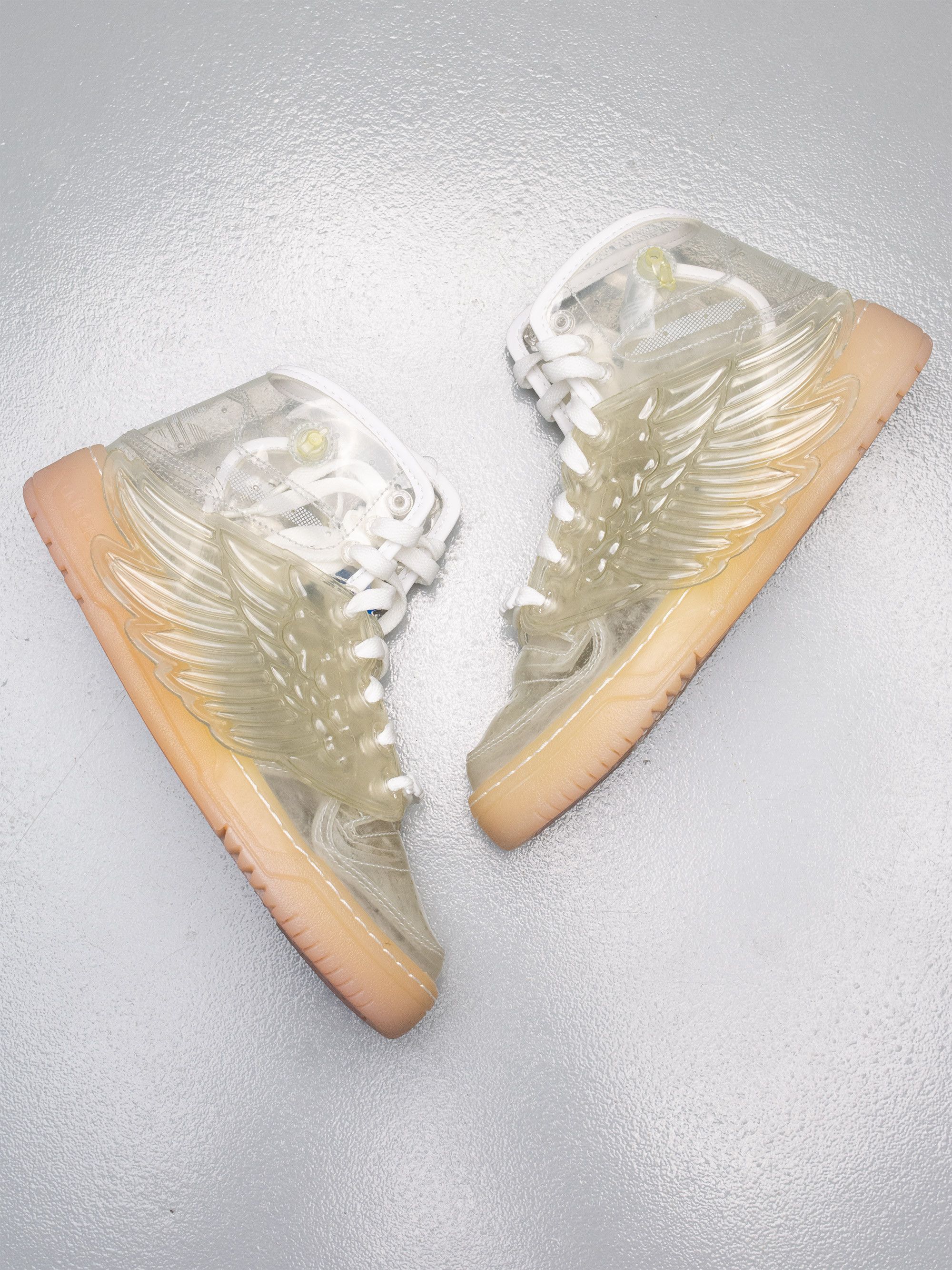 Adidas × Jeremy Scott adidas Originals by Jeremy Scott S/S 2011 JS Wings "Clear" Size US 6.5 / EU 39-40 - 4 Thumbnail