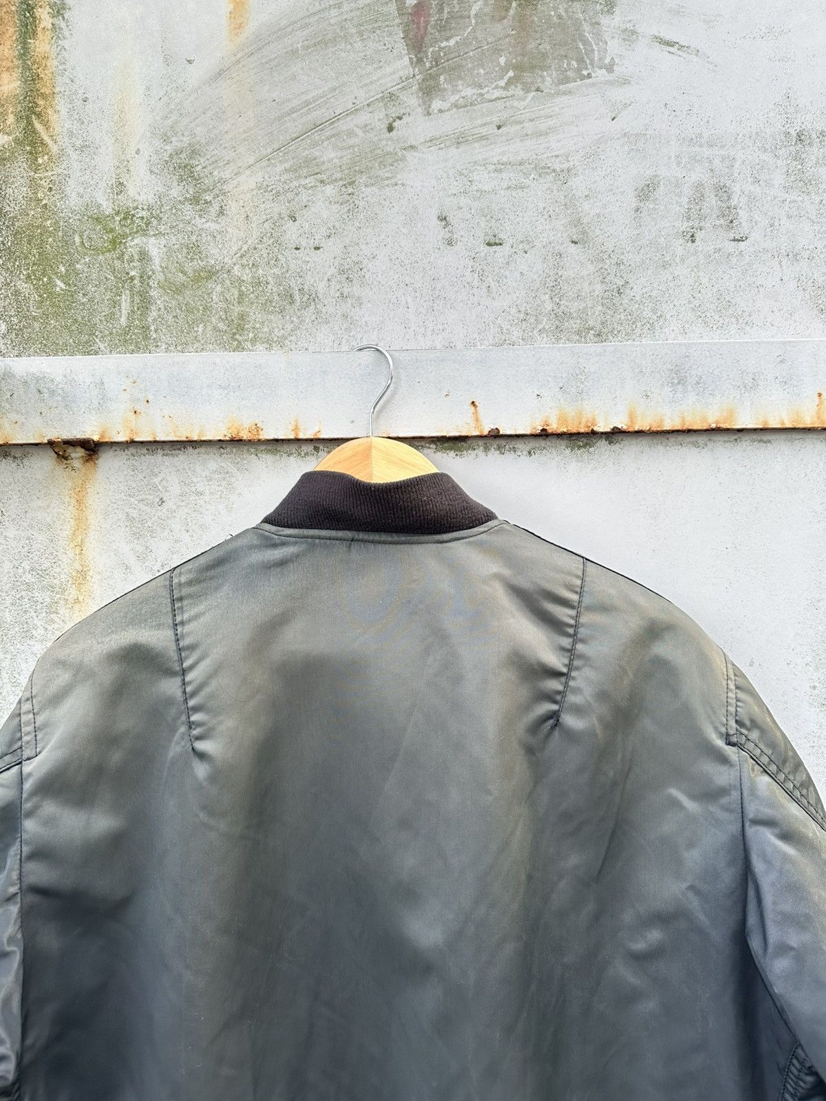 Vintage 🪖Vintage Faded MA-1 Man Intermediate Bomber Jacket Size US M / EU 48-50 / 2 - 11 Thumbnail