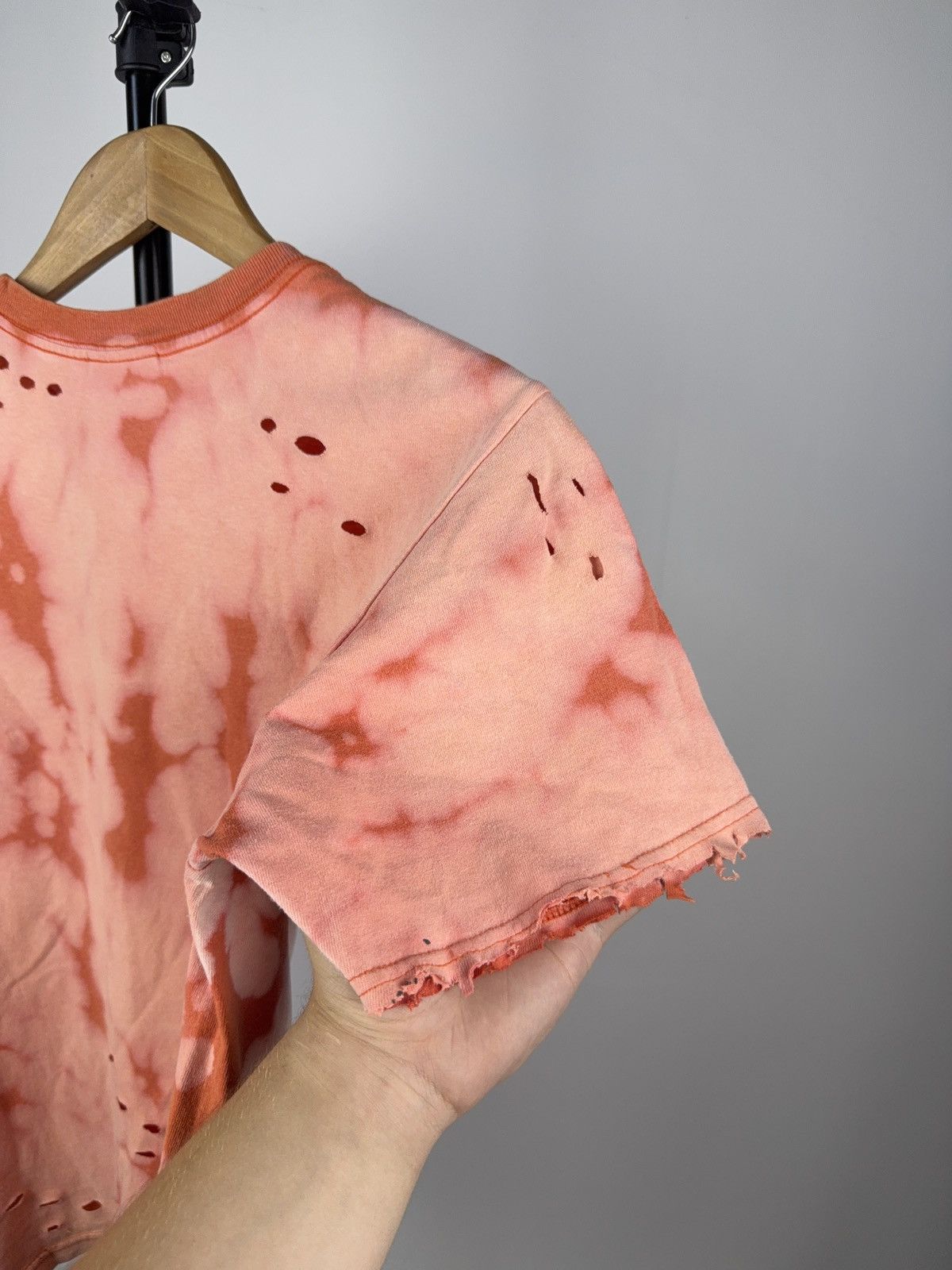 Nike Custom Bleached Nike Tee Distressed Y2K Grunge Style 90s Size US XS / EU 42 / 0 - 10 Thumbnail