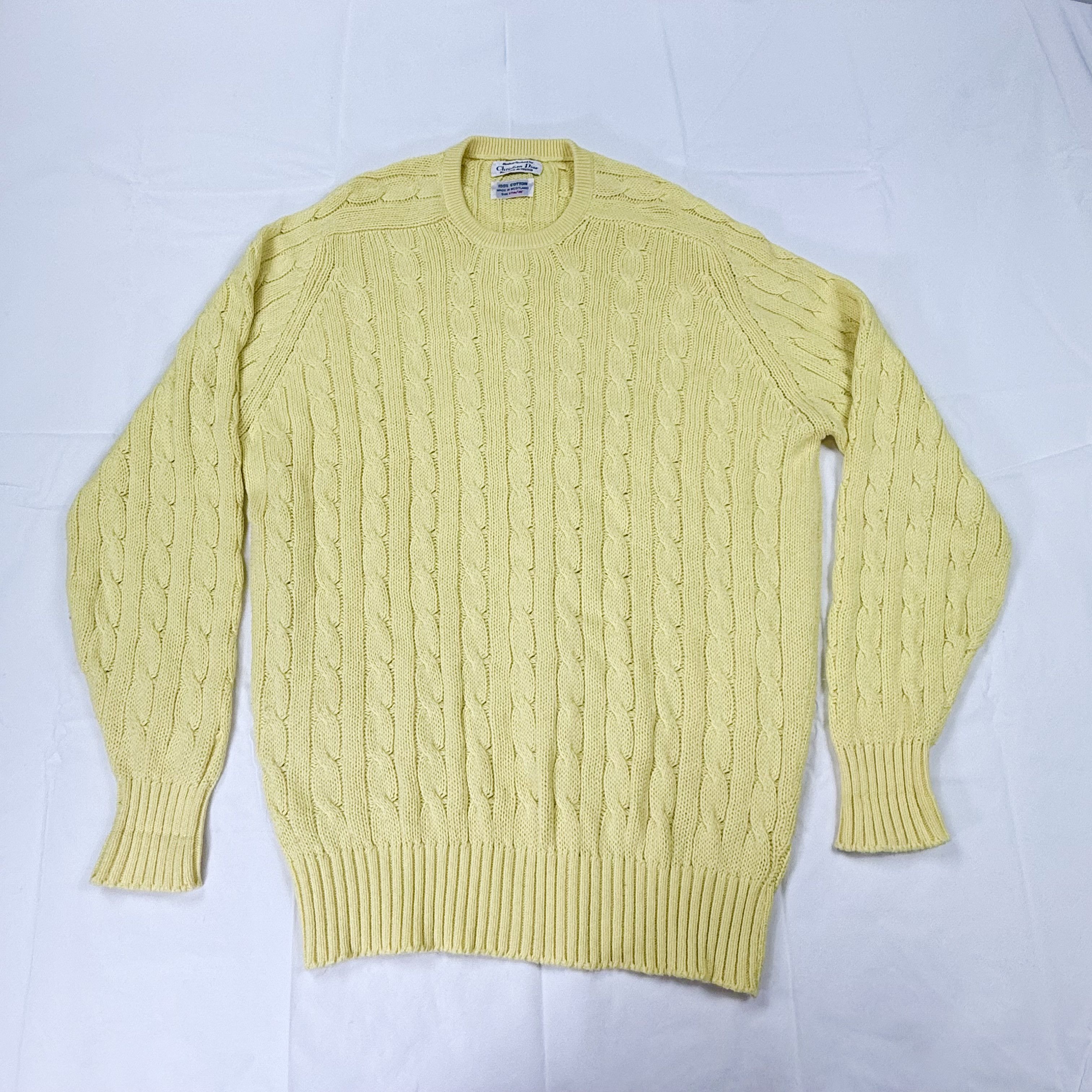 Christian Dior Monsieur Christian Dior Boutique Monsieur Knit Cotton Sweater Size US XL / EU 56 / 4 - 1 Thumbnail
