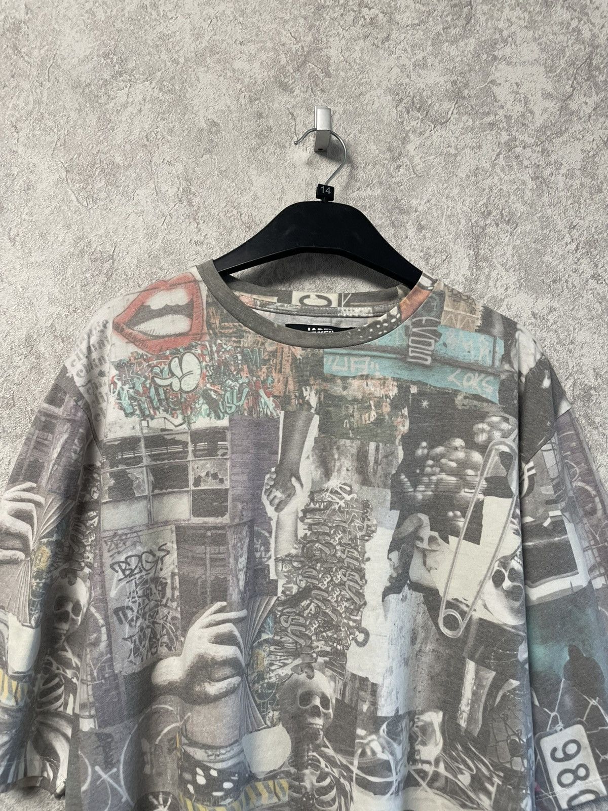 Jaded London Jaded London Allover Print Oversized T-Shirt Y2K Size US M / EU 48-50 / 2 - 2 Thumbnail