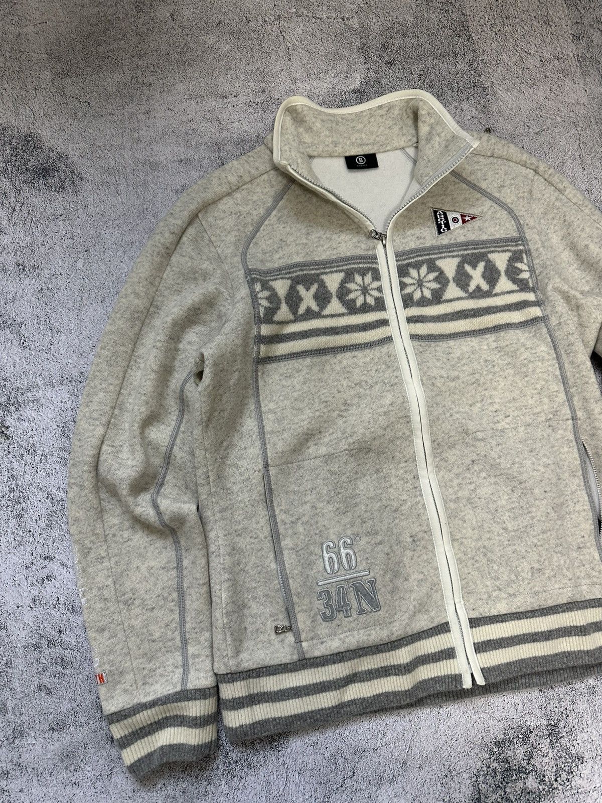 Bogner Bogner Zip Fleece Jacket Arctic Earth Size US M / EU 48-50 / 2 - 5 Thumbnail