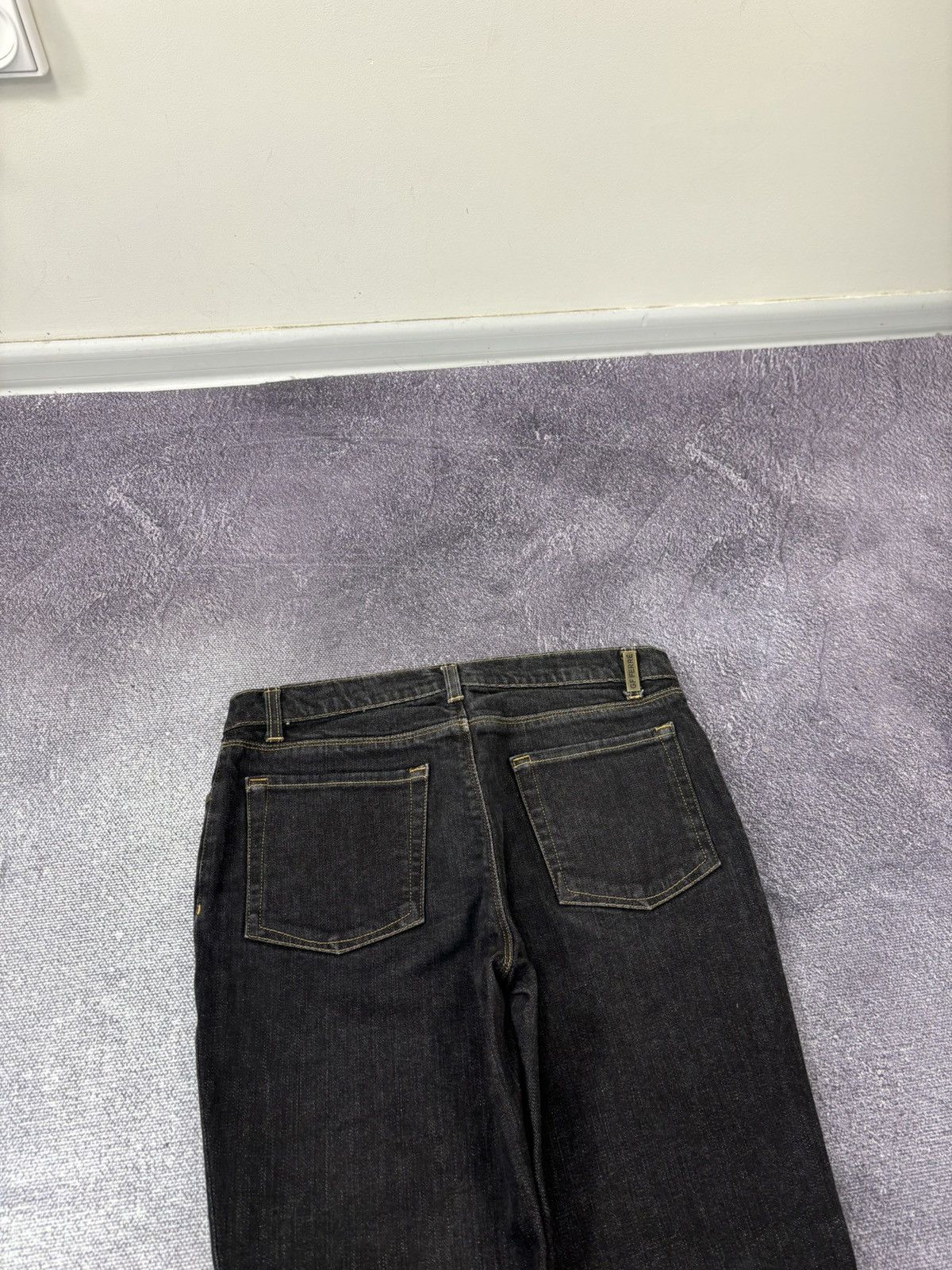 GF Ferre Vintage Gianfranco Ferre Black Italian Luxury Denim Jeans Size US 31 - 12 Thumbnail