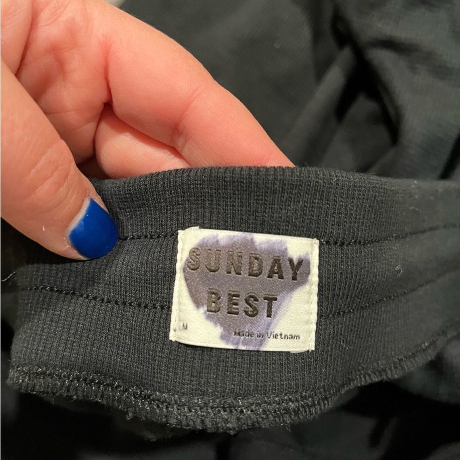Vintage Sunday Best Aritzia Baby Waffle Jogger Black - Medium Size 26" / US 2 / IT 38 - 8 Thumbnail