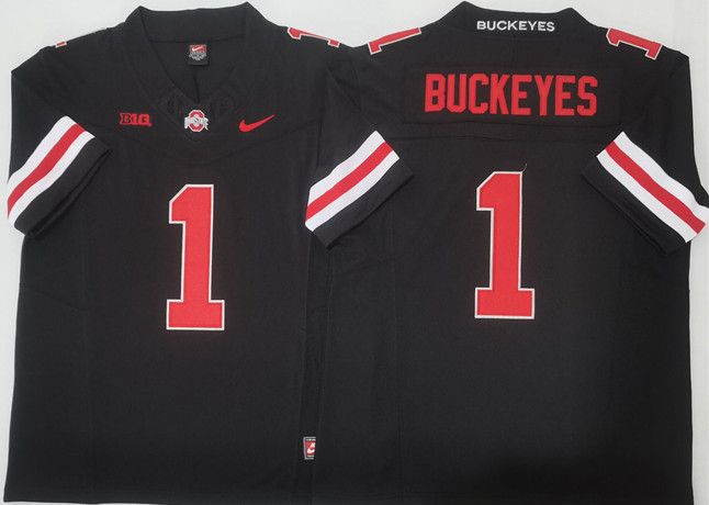 Other Ohio State Buckeyes #1 Buckeyes Black 2025 Jersey Size US XL / EU 56 / 4 - 1 Thumbnail