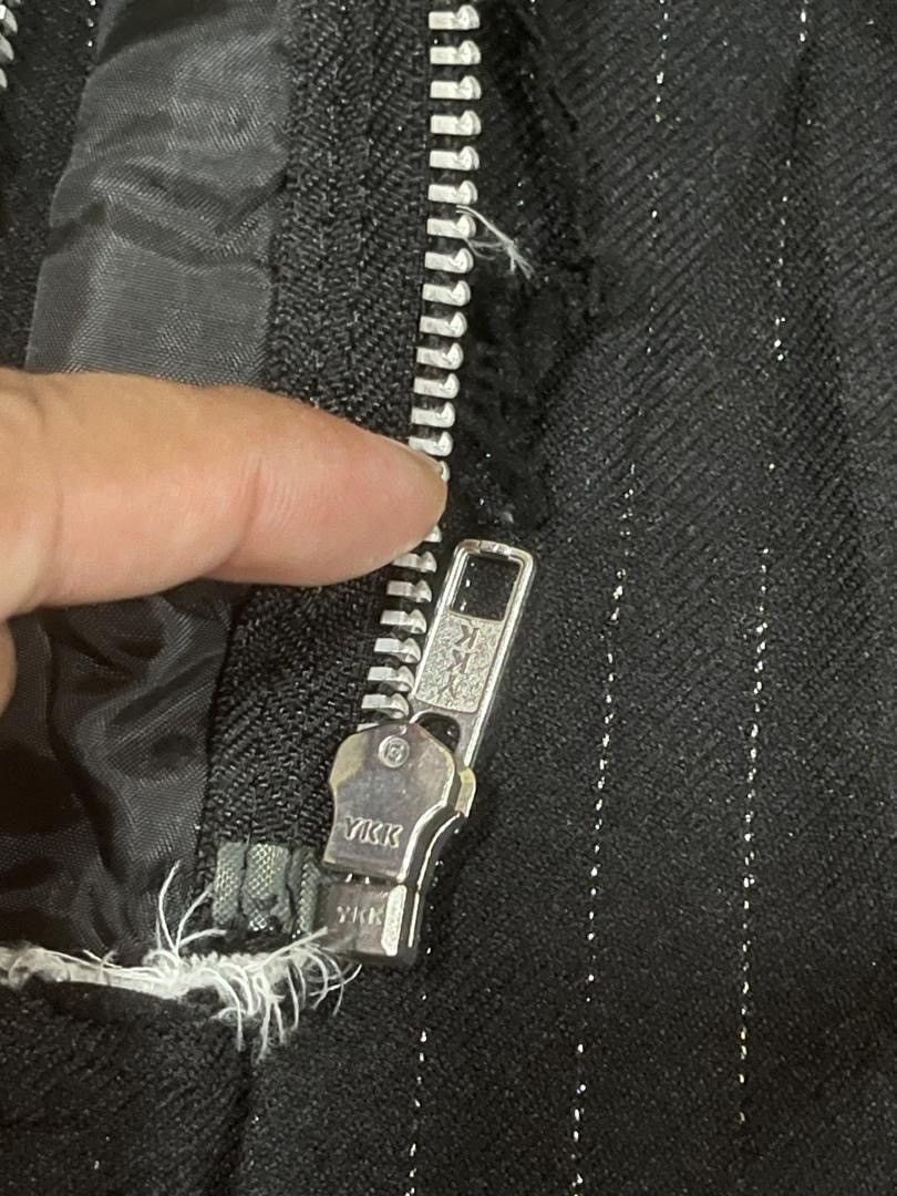 Comme des Garcons Comme des Garcons Punk Style Silver Stripe Casual Jacket Size US XS / EU 42 / 0 - 18 Thumbnail