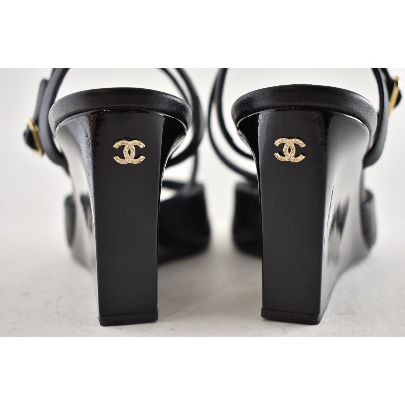Chanel Chanel 24C Black Quilted Lambskin CC Crystal Logo Ankle Size US 8 / IT 38 - 13 Thumbnail
