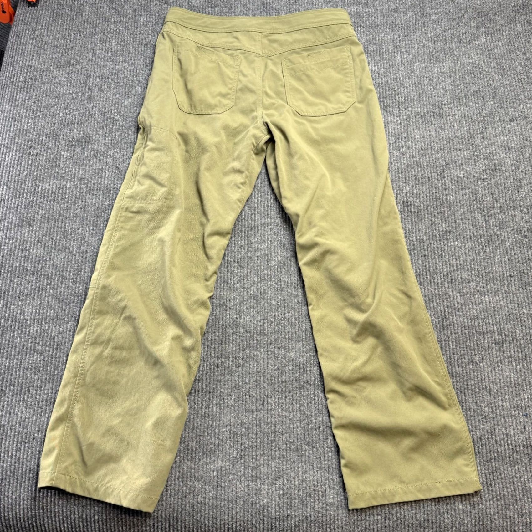 Prana prAna Pants Mens Large 34x30 Green Nylon Stretch Belted Hiking Travel Size US 33 - 5 Thumbnail