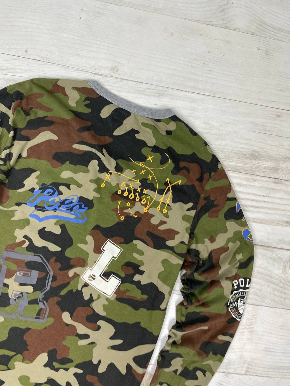 Polo Ralph Lauren Polo Ralph Lauren T-Shirt Long Sleeve Camo Size US M / EU 48-50 / 2 - 18 Thumbnail