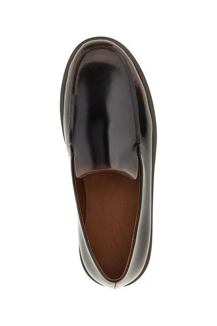 MARSELL Mocasso Brown Leather Loafers New And Authentic