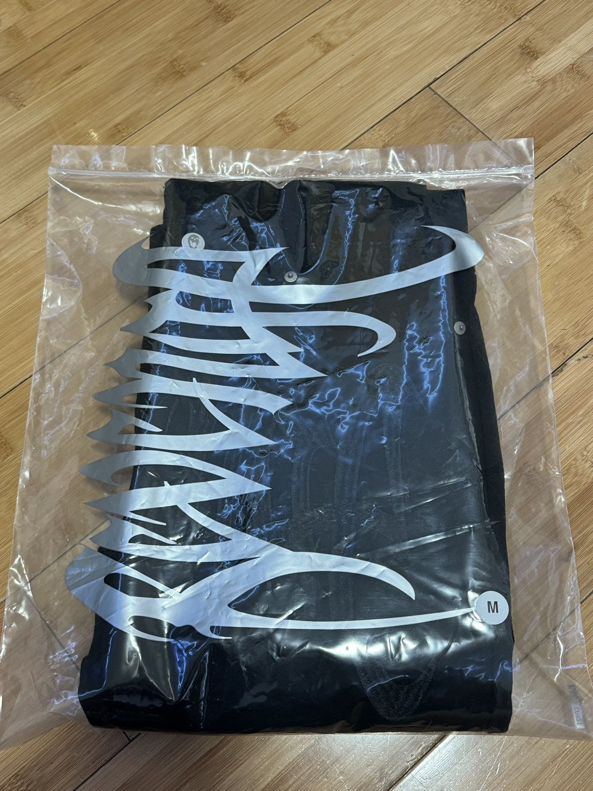 Revenge Revenge Black Embroided Denim Size US 33 - 6 Thumbnail