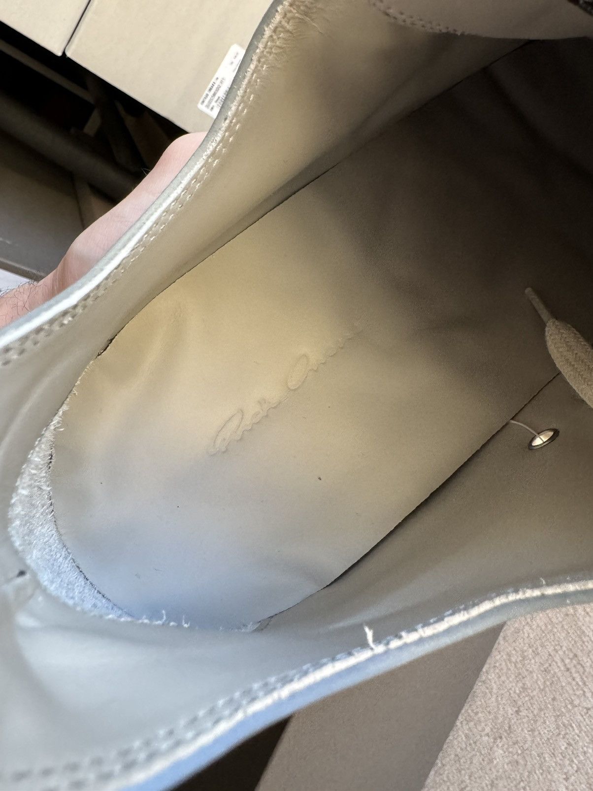 Rick Owens NEW | * 1 OF 1 SAMPLE * FW22 RUNWAY REFLEX LOWTOP RAMONES 44 Size US 11 / EU 44 - 11 Thumbnail