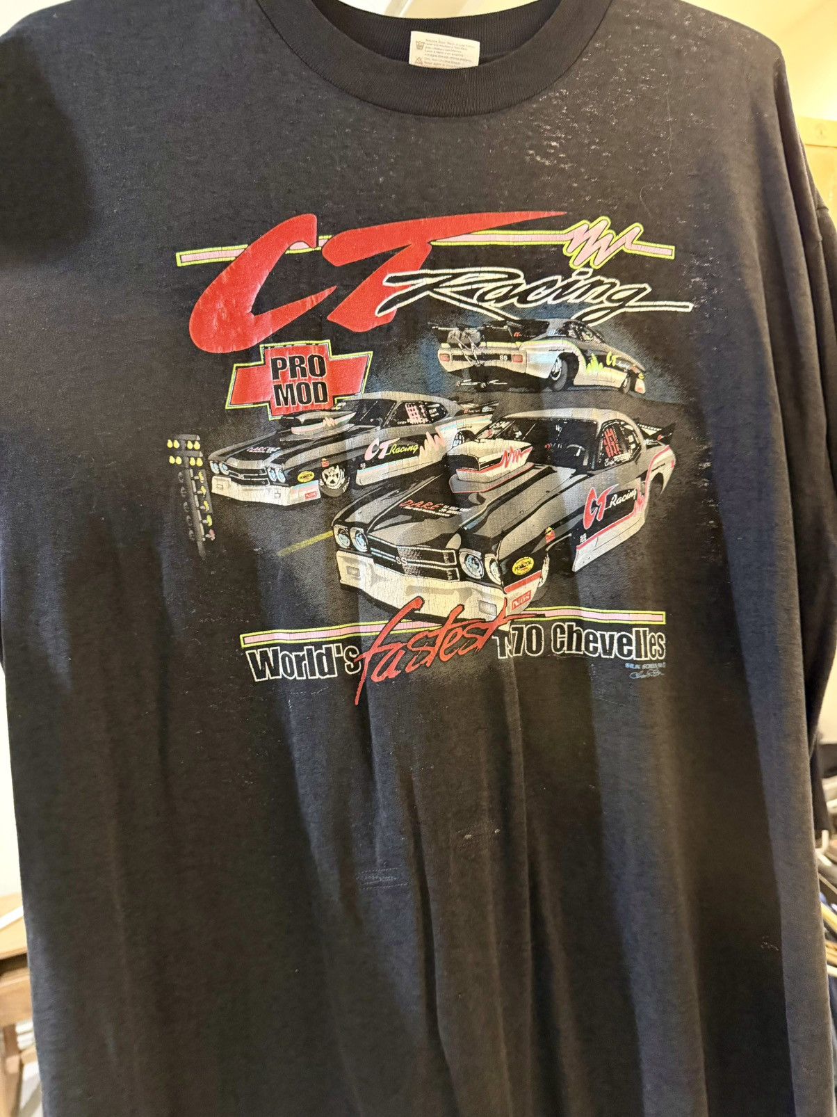 Hanes Vintage Chevrolet tshirt Size US XL / EU 56 / 4 - 1 Thumbnail