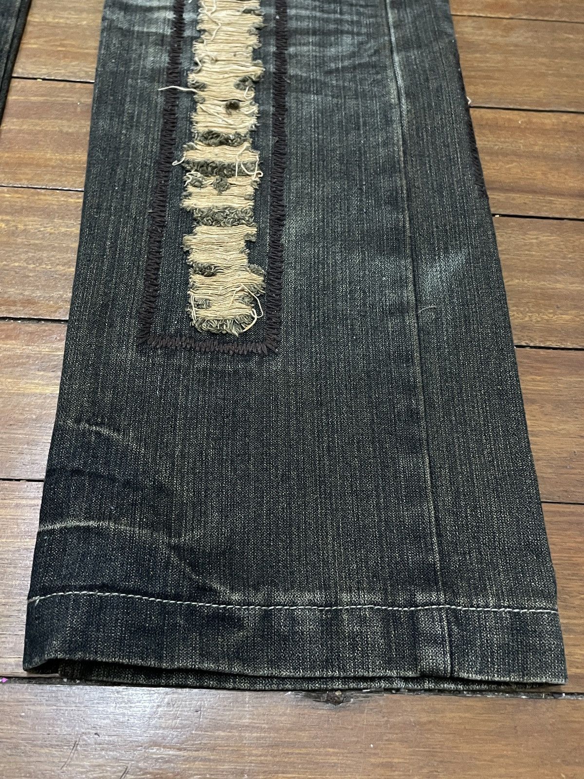 14th Addiction Very Rare Vintage Japanese Brand Indigo 30 Jeans 1990s Size US 32 / EU 48 - 5 Thumbnail