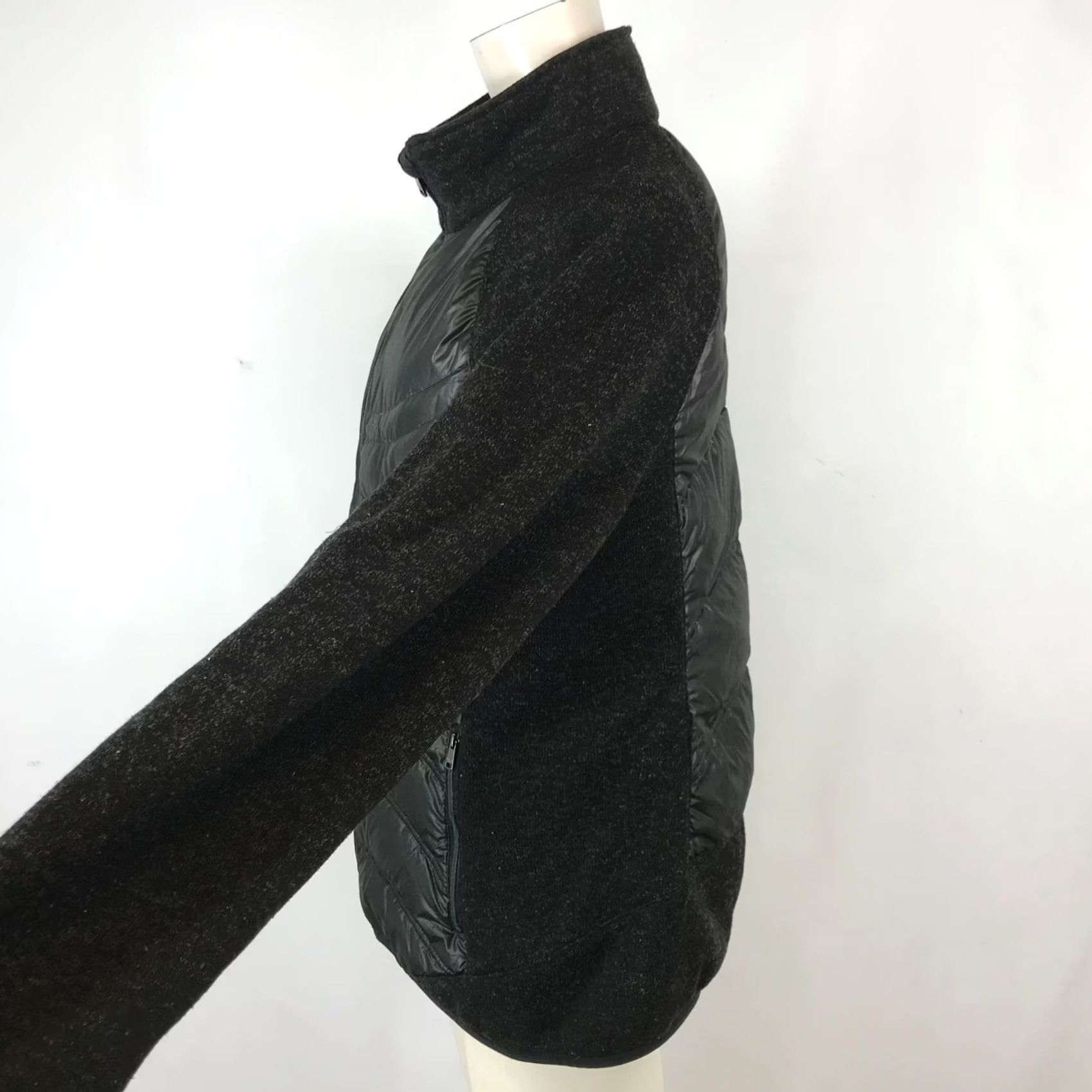 London Fog LONDON FOG WOMENS LARGE BLACK DOWN FILLED JACKET Size L / US 10 / IT 46 - 4 Thumbnail