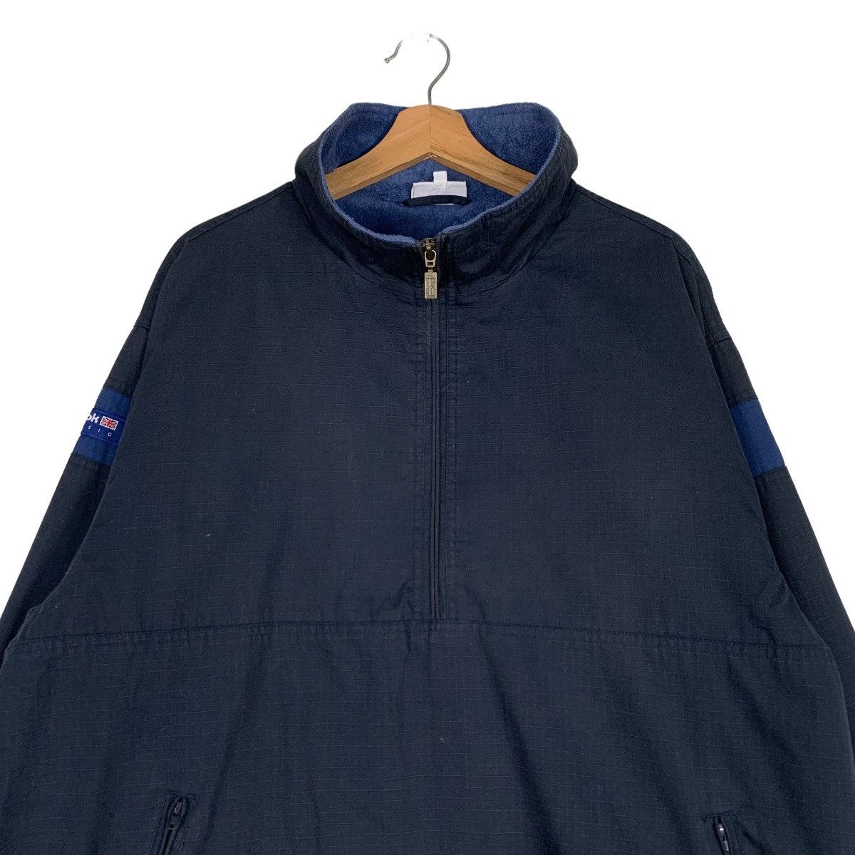 Reebok REEBOK CLASSIC Half Zip Turtle Neck Pullover Jacket 0399-C18 Size US L / EU 52-54 / 3 - 2 Thumbnail