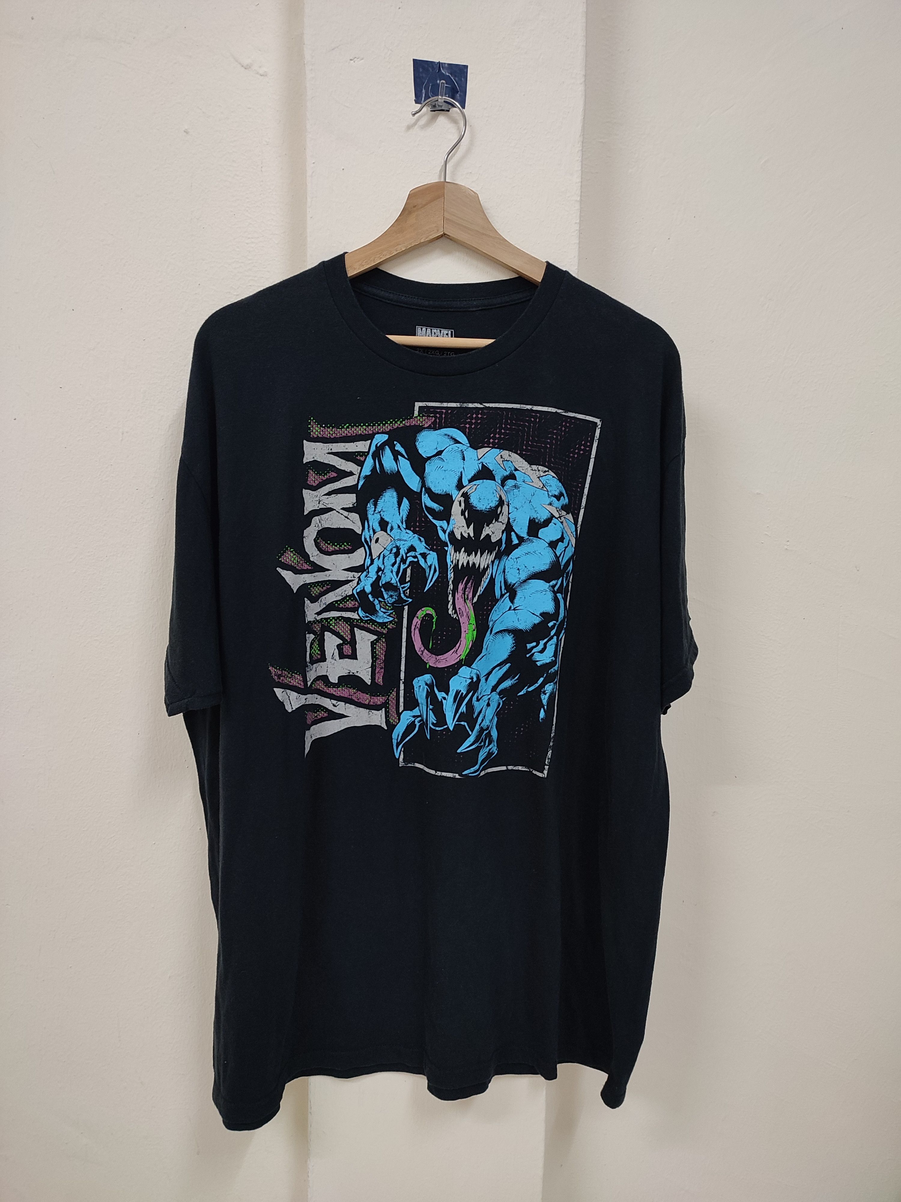 Marvel Comics 💥2000s💥VINTAGE VENOM OVER PRINT TEES Size US XXL / EU 58 / 5 - 1 Thumbnail