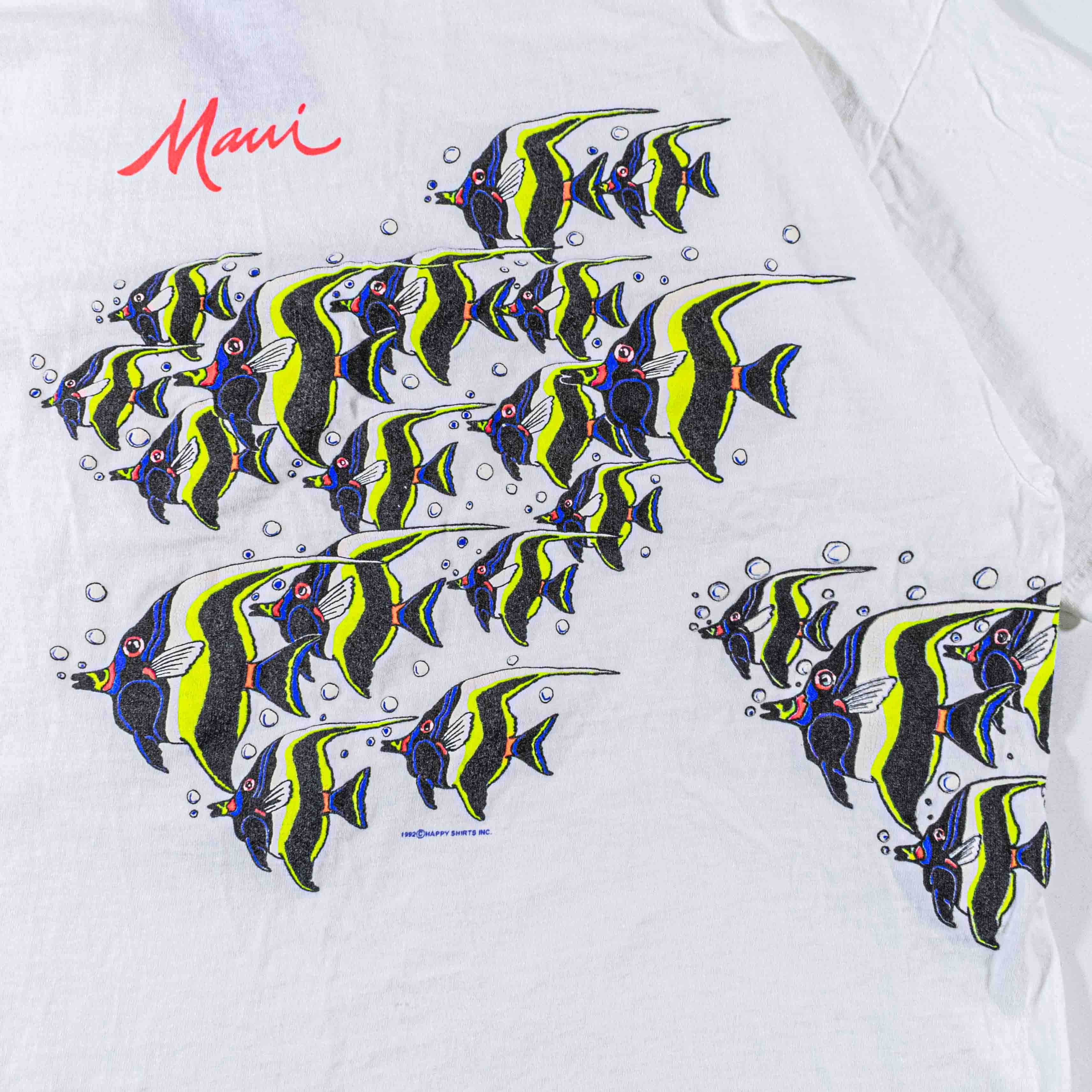 Vintage Vintage Maui Tropical Fish Hawaii T-Shirt 90s Ocean Nature Size US L / EU 52-54 / 3 - 5 Thumbnail